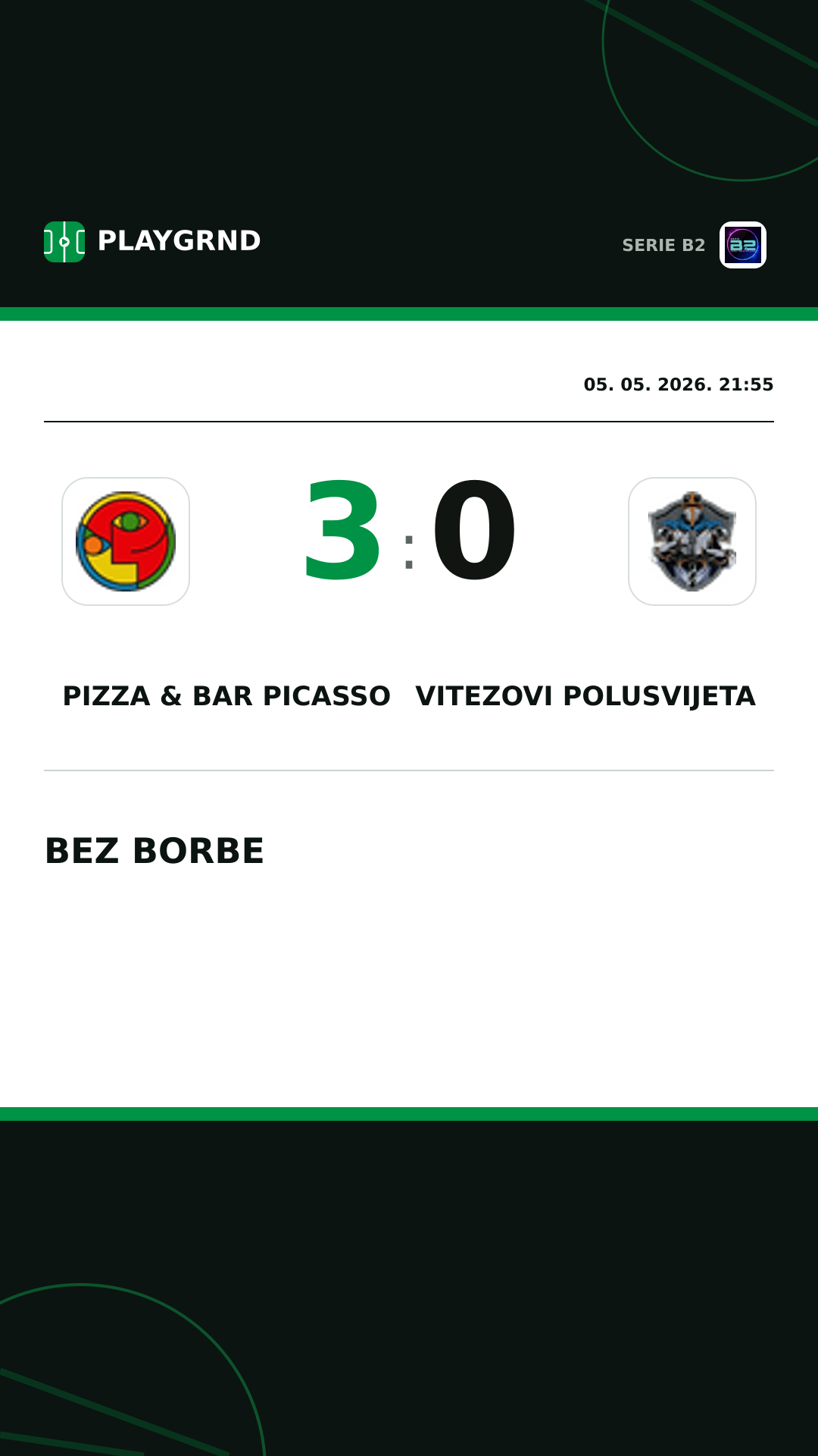 Instagram slika: Pizza & Bar Picasso 3:0 Vitezovi Polusvijeta