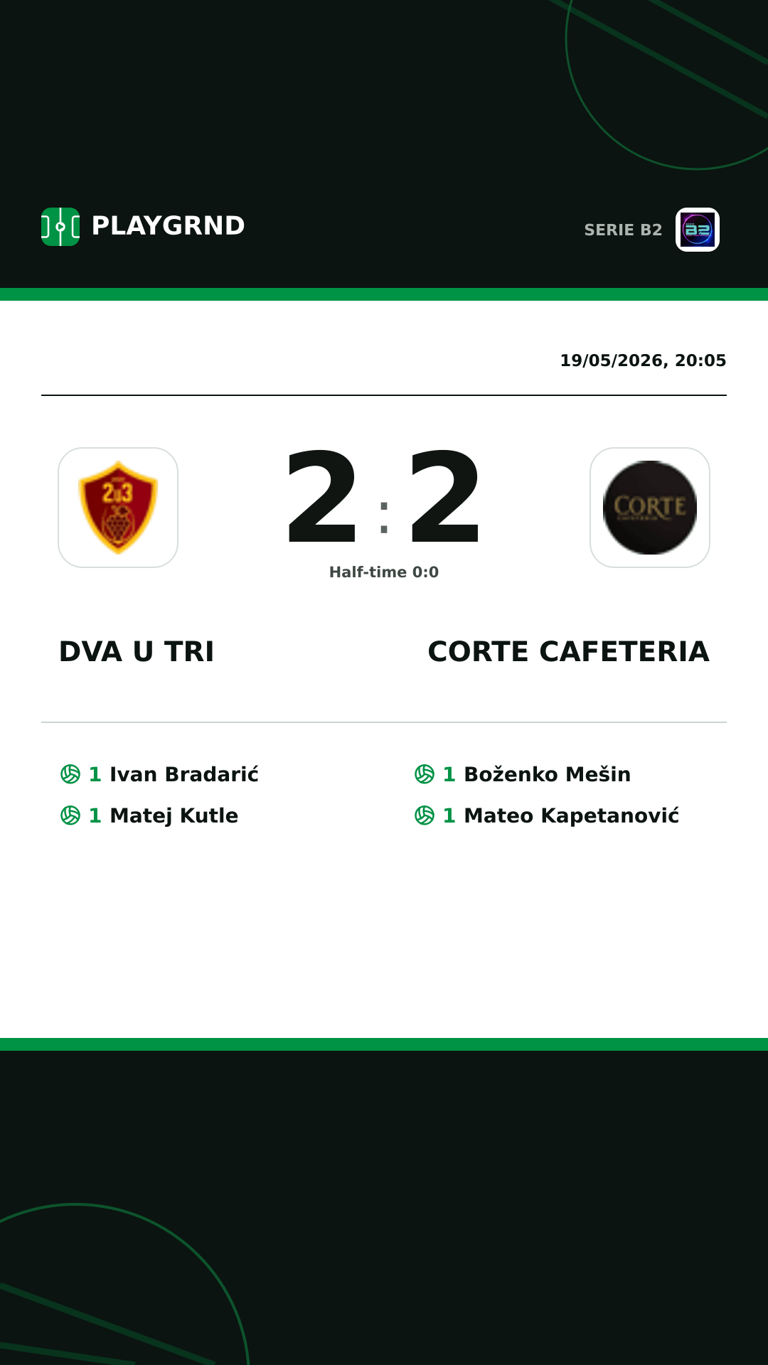 Instagram artwork: Dva U Tri 2:2 Corte Cafeteria