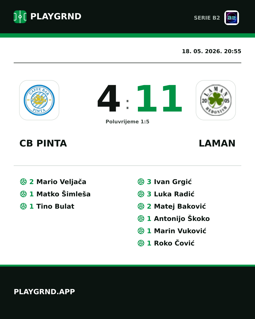 Instagram slika: CB Pinta 4:11 Laman
