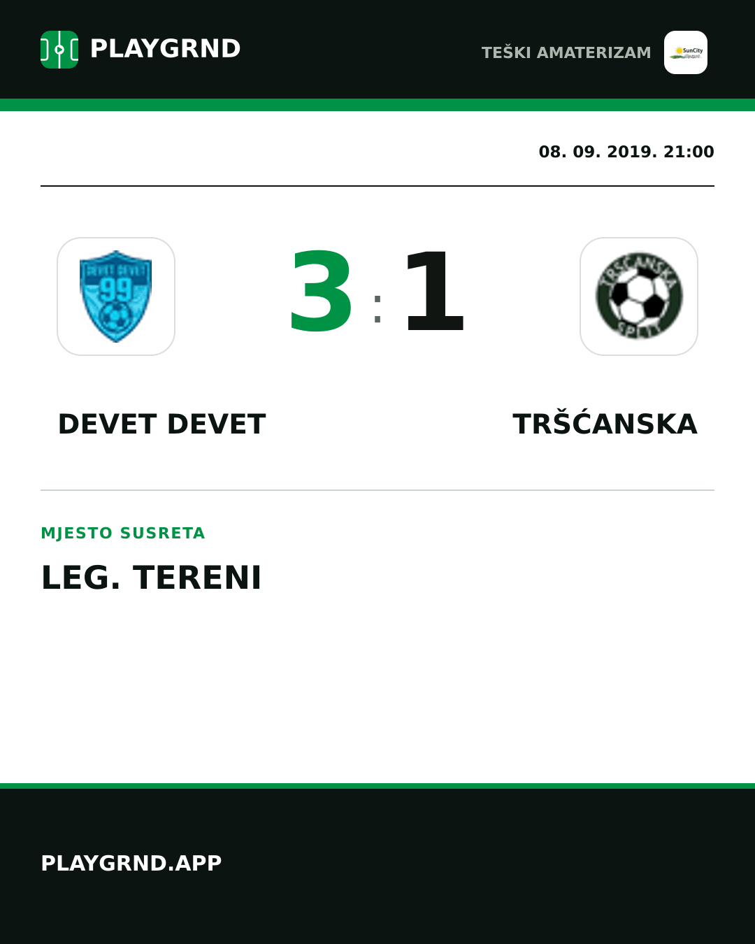Instagram slika: Devet Devet 3:1 Tršćanska
