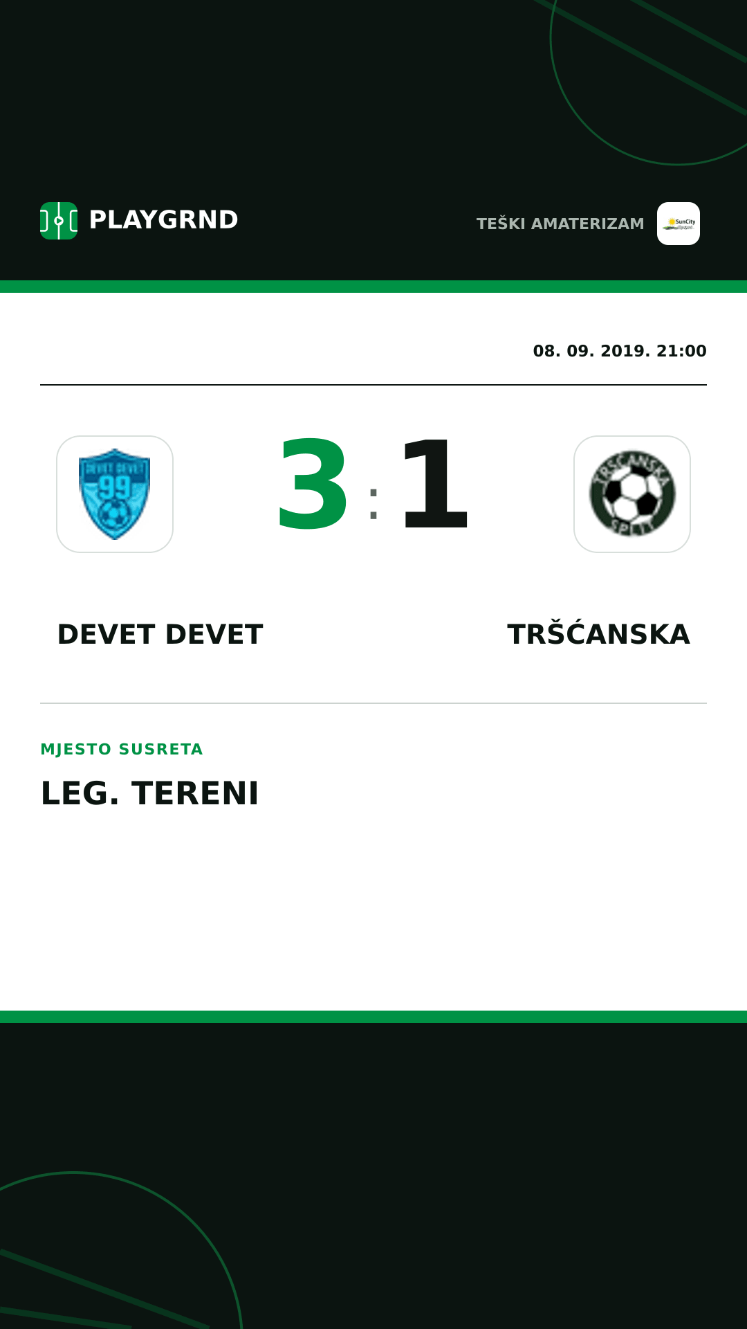Instagram slika: Devet Devet 3:1 Tršćanska