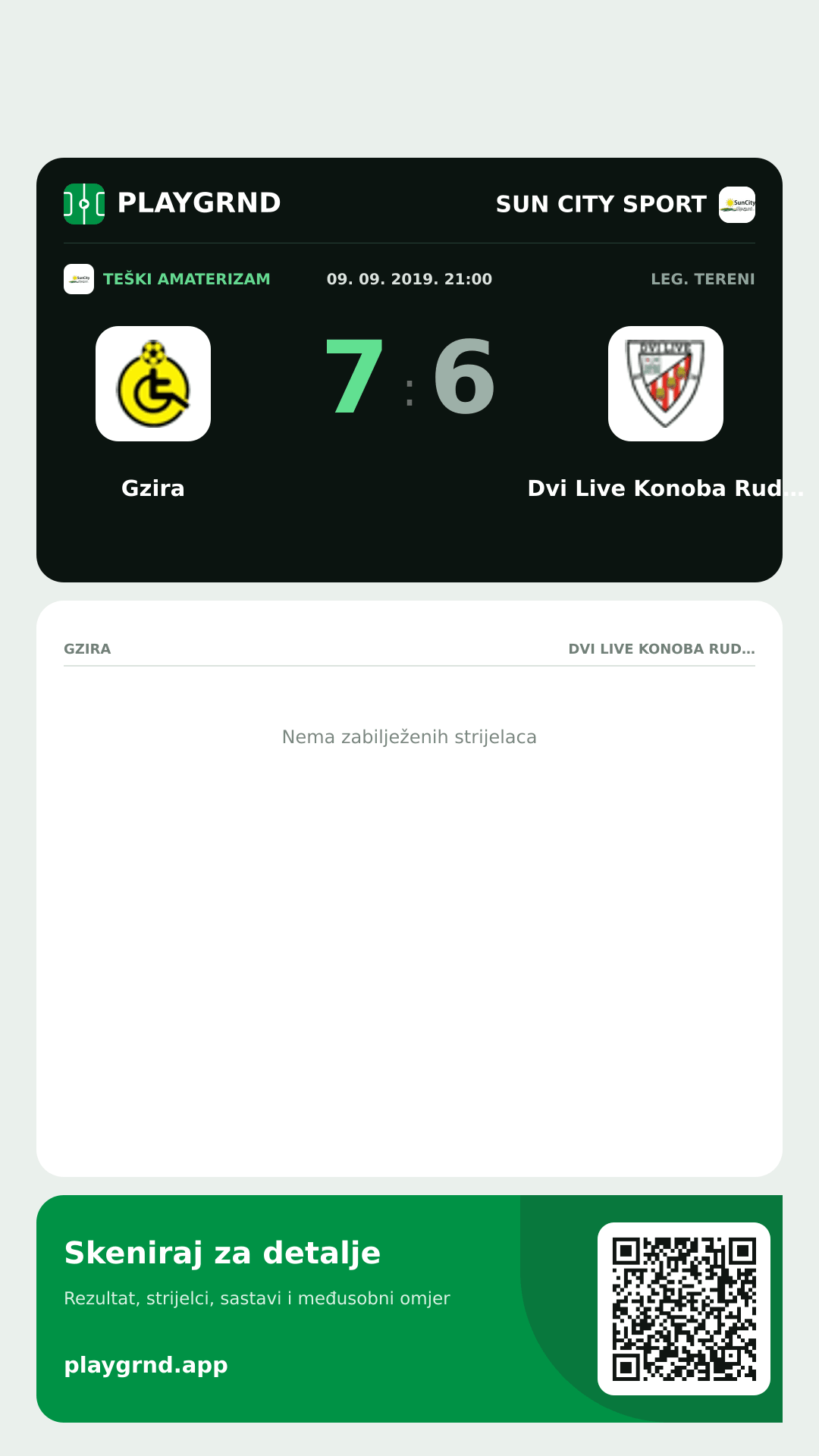 Story image: Gzira 7:6 Dvi Live Konoba Rudine