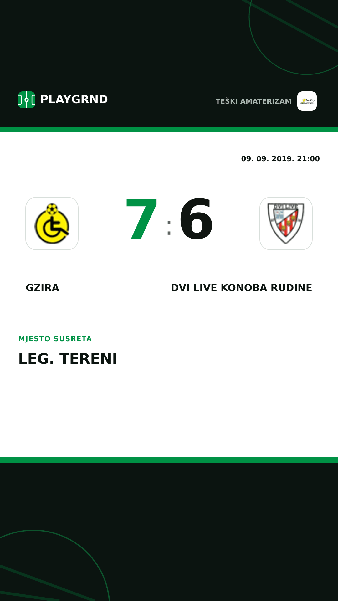 Instagram slika: Gzira 7:6 Dvi Live Konoba Rudine