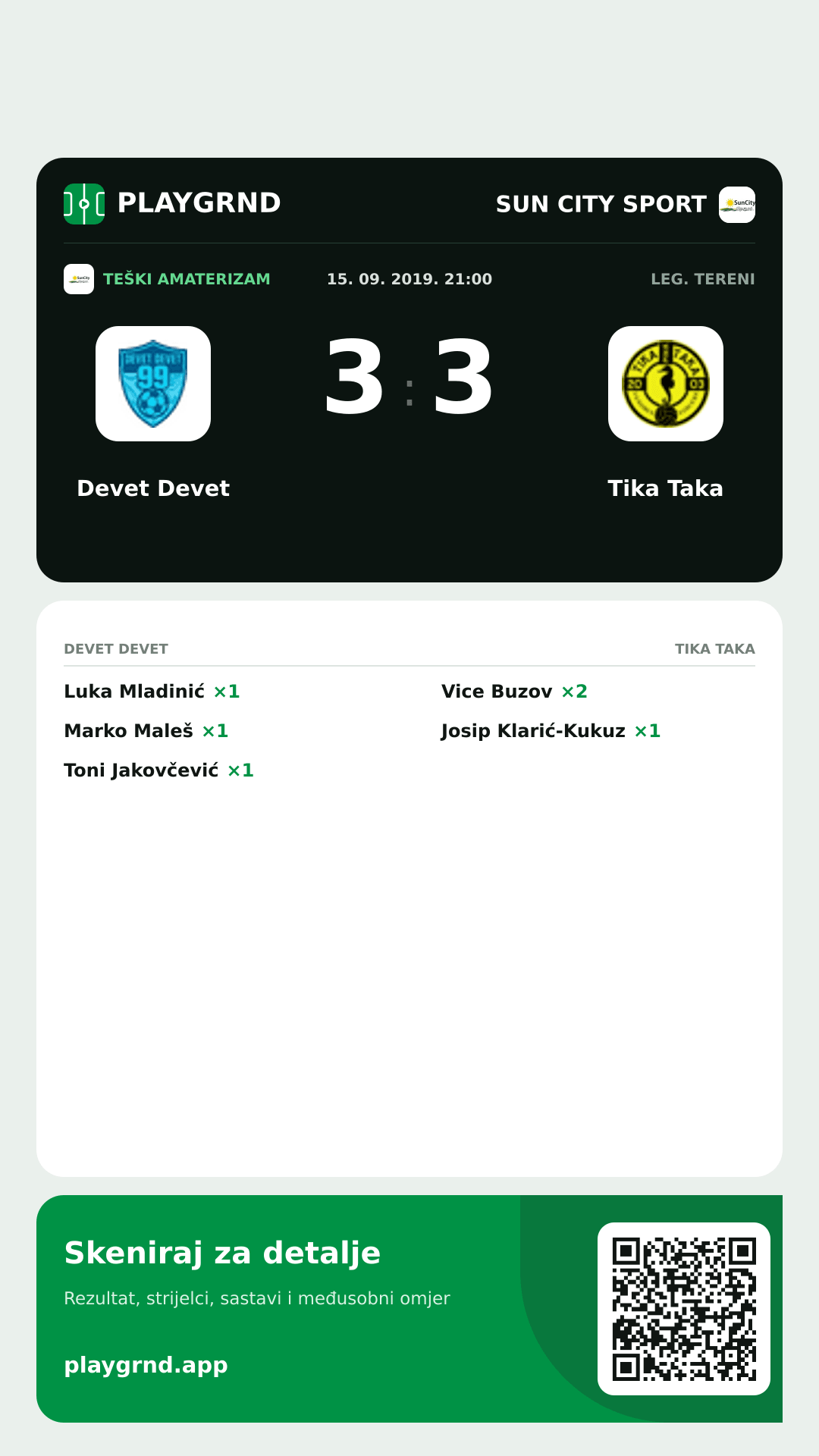 Story image: Devet Devet 3:3 Tika Taka