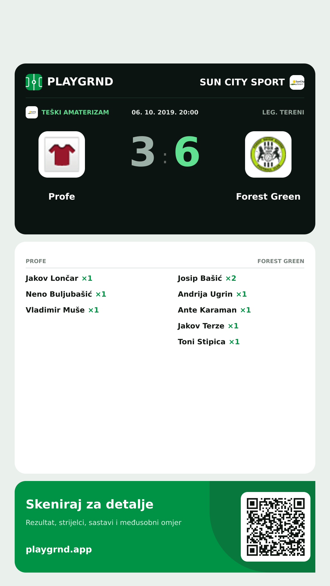 Story slika: Profe 3:6 Forest Green