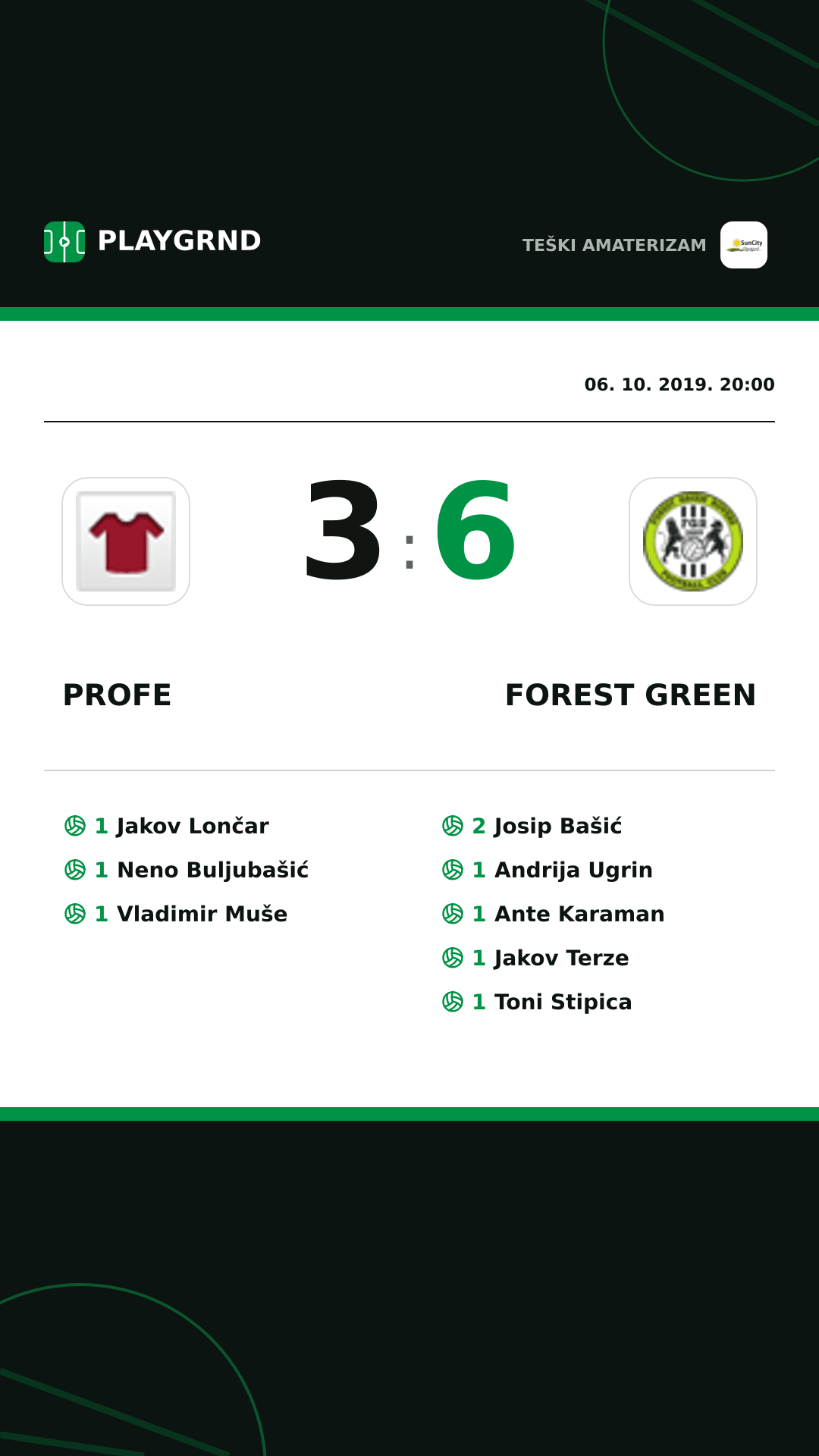 Instagram slika: Profe 3:6 Forest Green