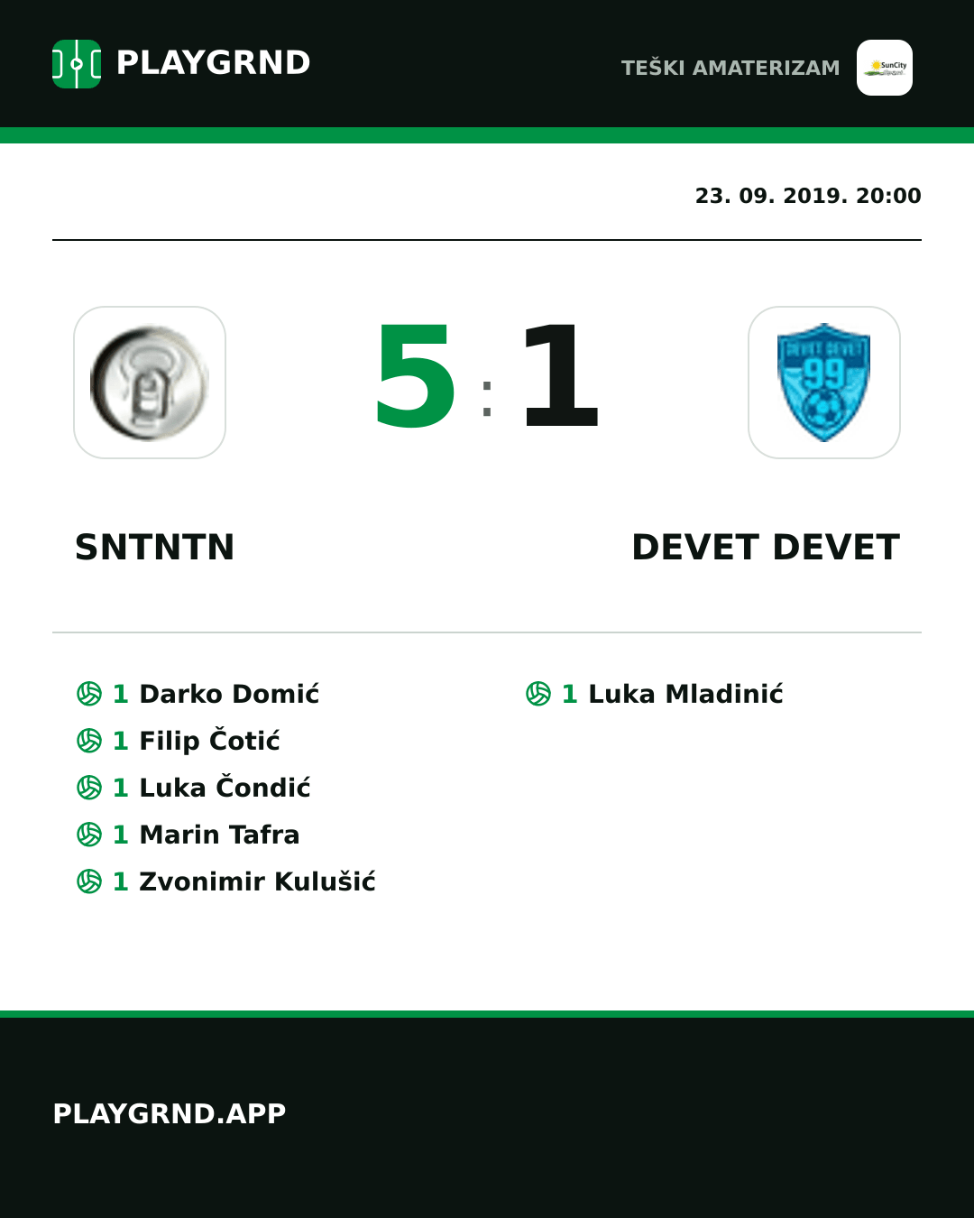 Instagram slika: Sntntn 5:1 Devet Devet