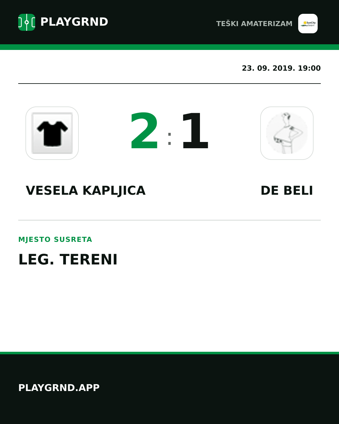 Instagram slika: Vesela Kapljica 2:1 DE Beli