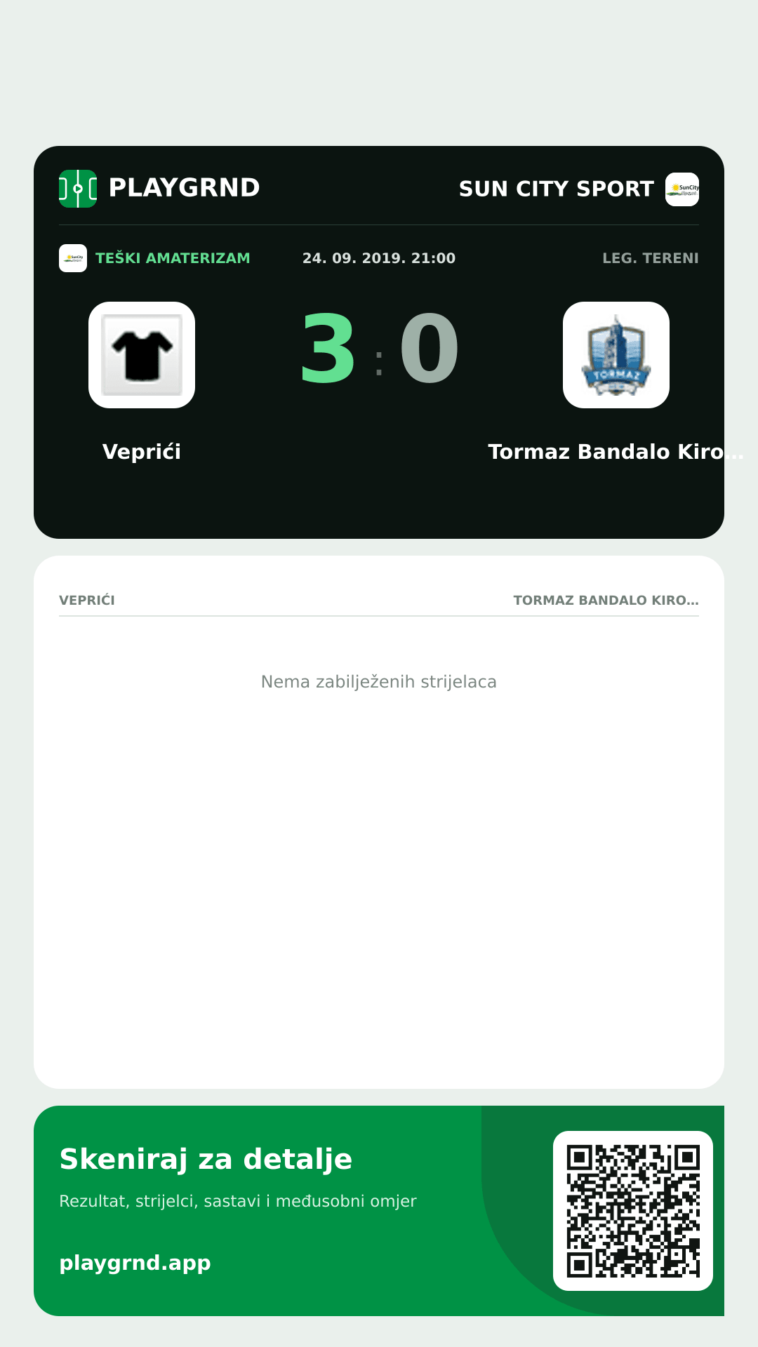 Story slika: Veprići 3:0 Tormaz Bandalo Kiropraktika