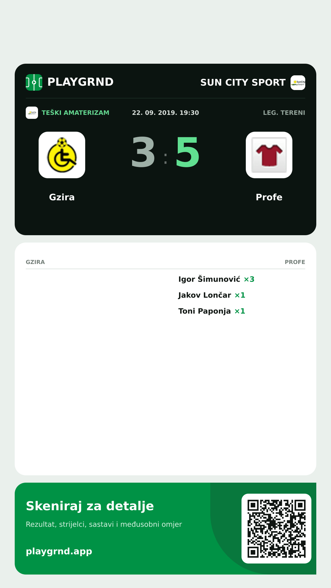 Story slika: Gzira 3:5 Profe