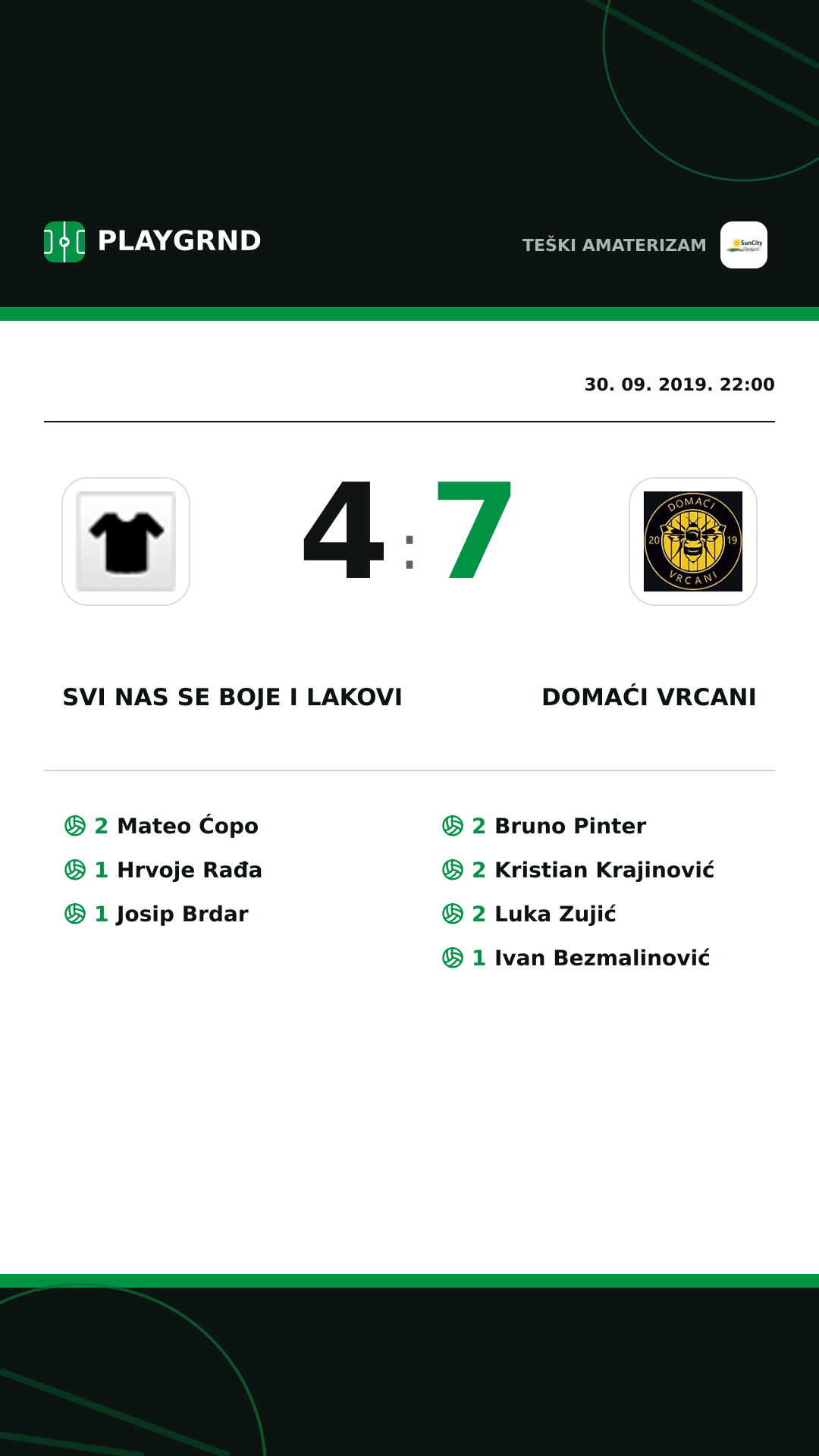 Instagram slika: Svi nas se boje i lakovi 4:7 Domaći Vrcani