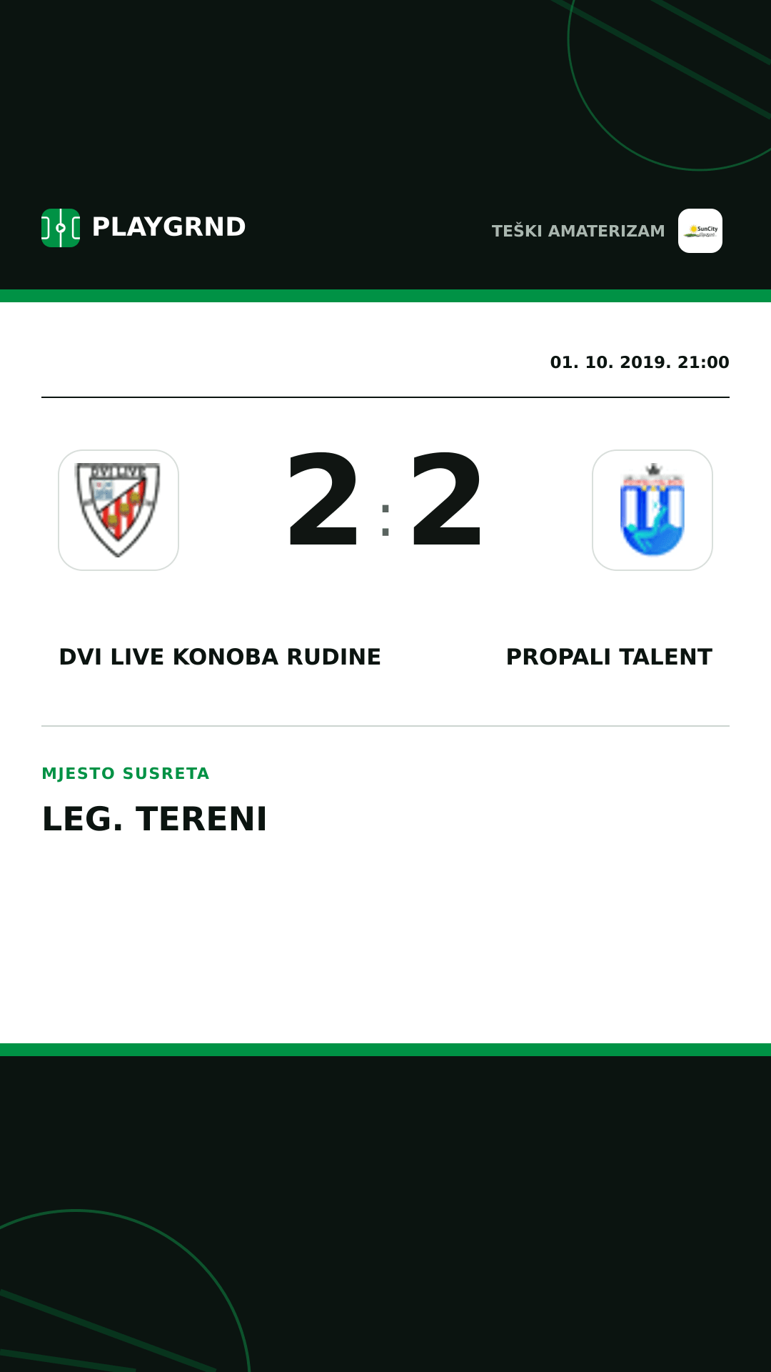 Instagram slika: Dvi Live Konoba Rudine 2:2 Propali Talent