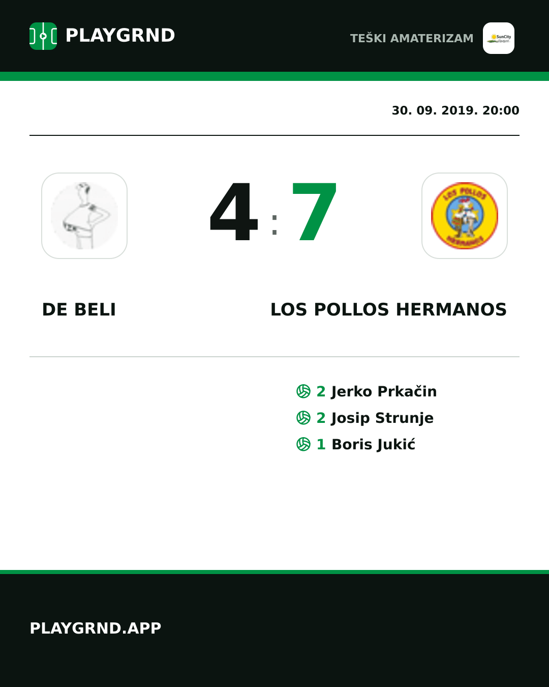 Instagram slika: DE Beli 4:7 Los Pollos Hermanos