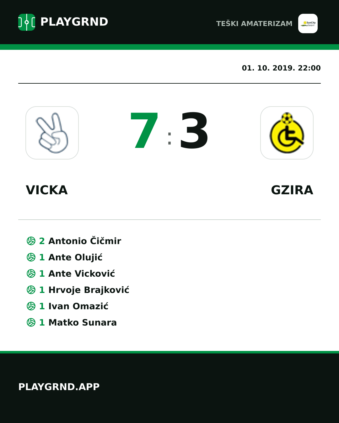 Instagram slika: Vicka 7:3 Gzira