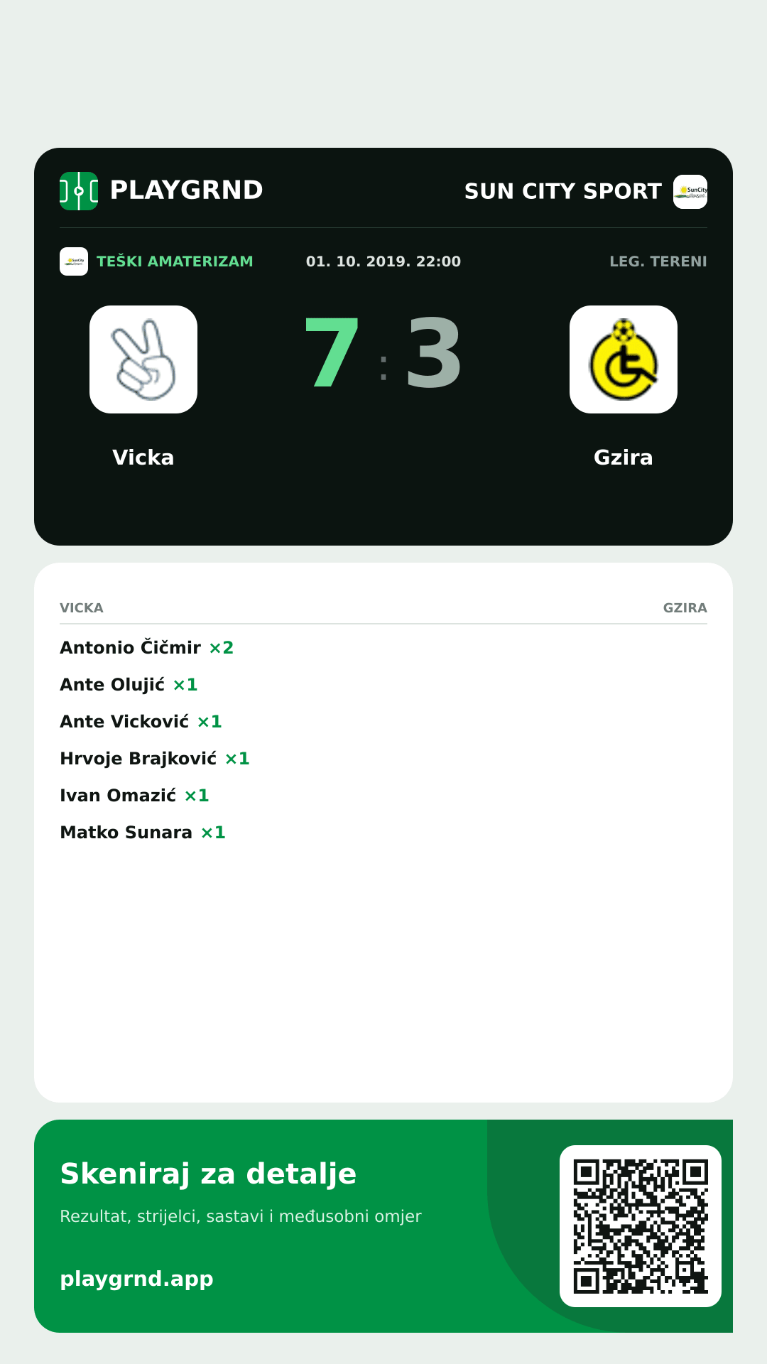 Story slika: Vicka 7:3 Gzira