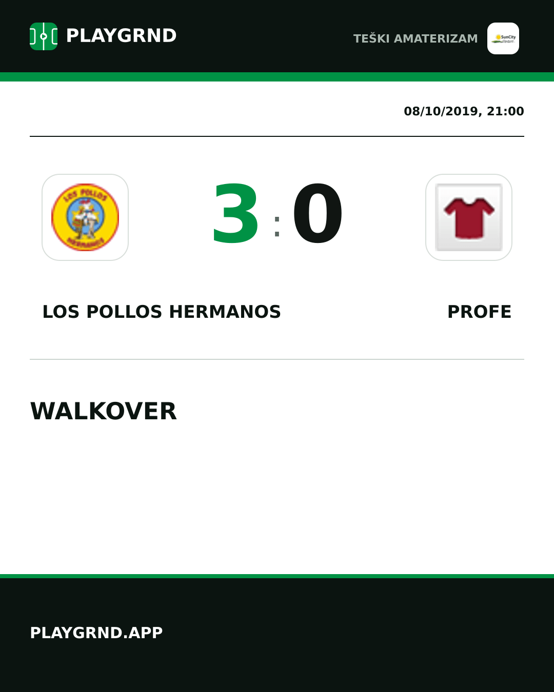 Instagram artwork: Los Pollos Hermanos 3:0 Profe
