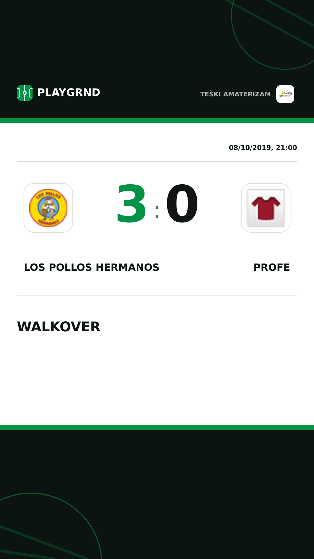 Instagram artwork: Los Pollos Hermanos 3:0 Profe