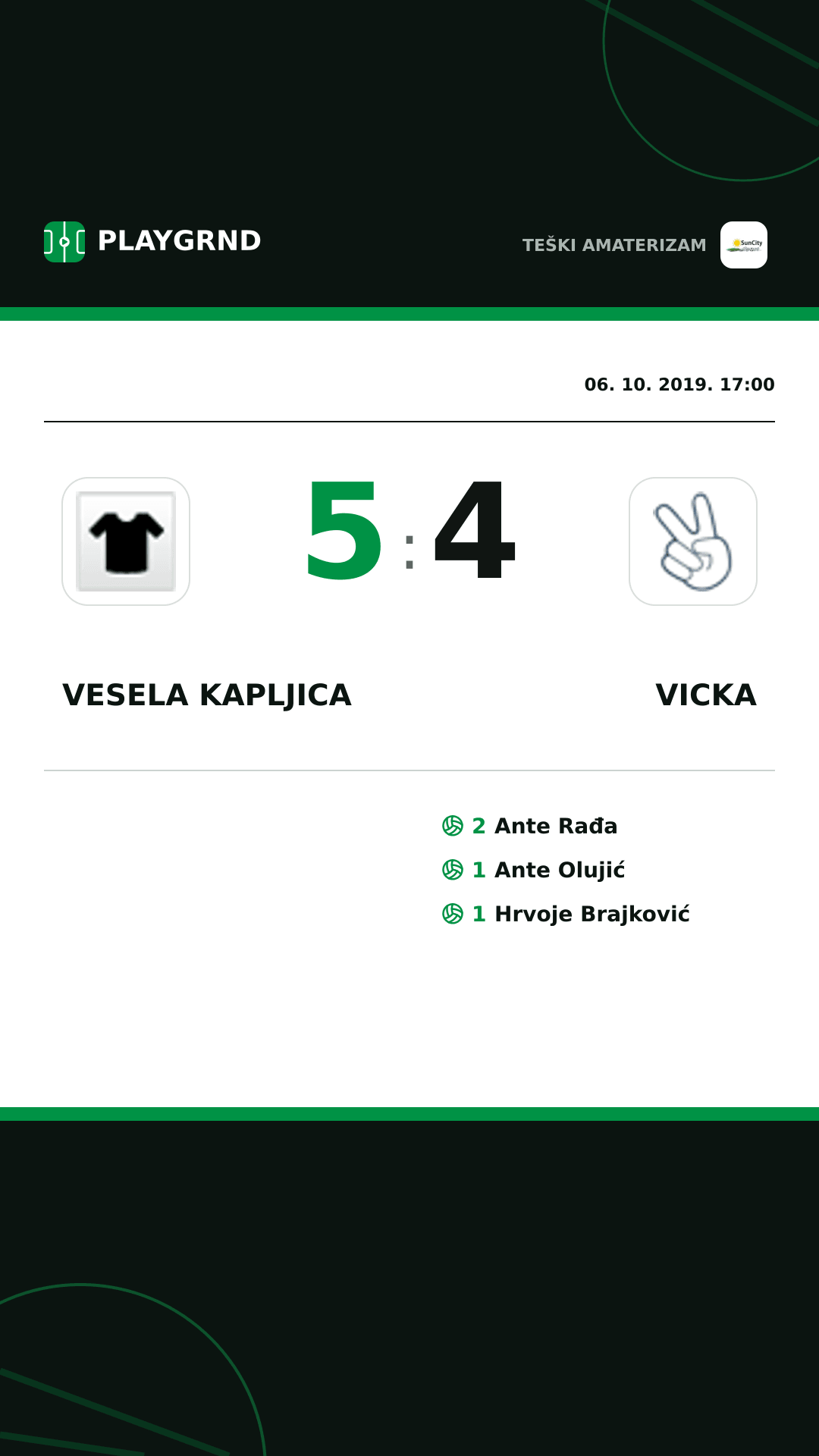 Instagram slika: Vesela Kapljica 5:4 Vicka