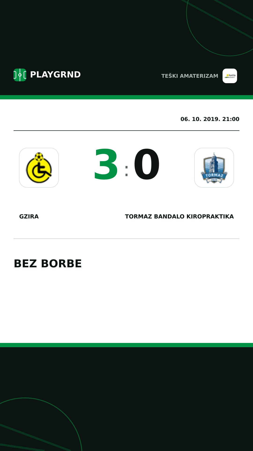 Instagram slika: Gzira 3:0 Tormaz Bandalo Kiropraktika