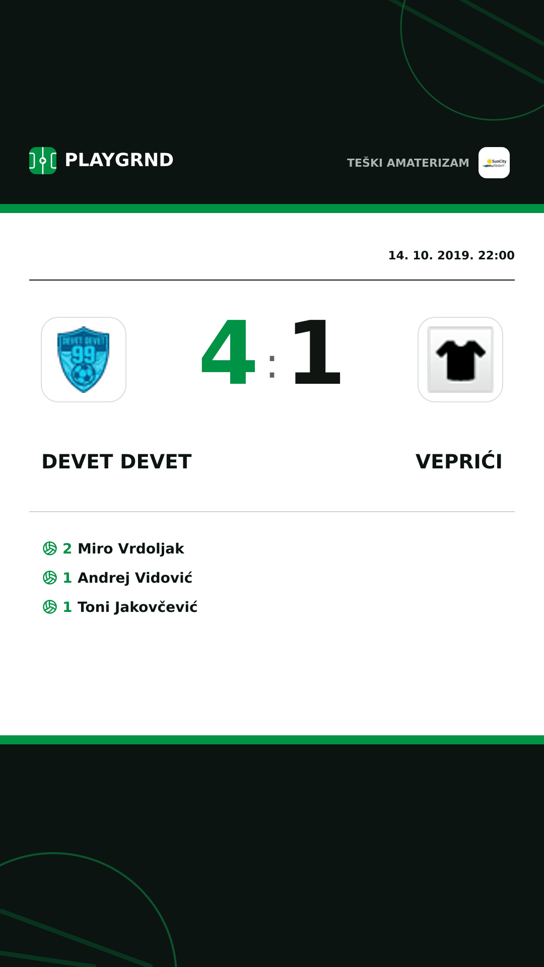 Instagram slika: Devet Devet 4:1 Veprići