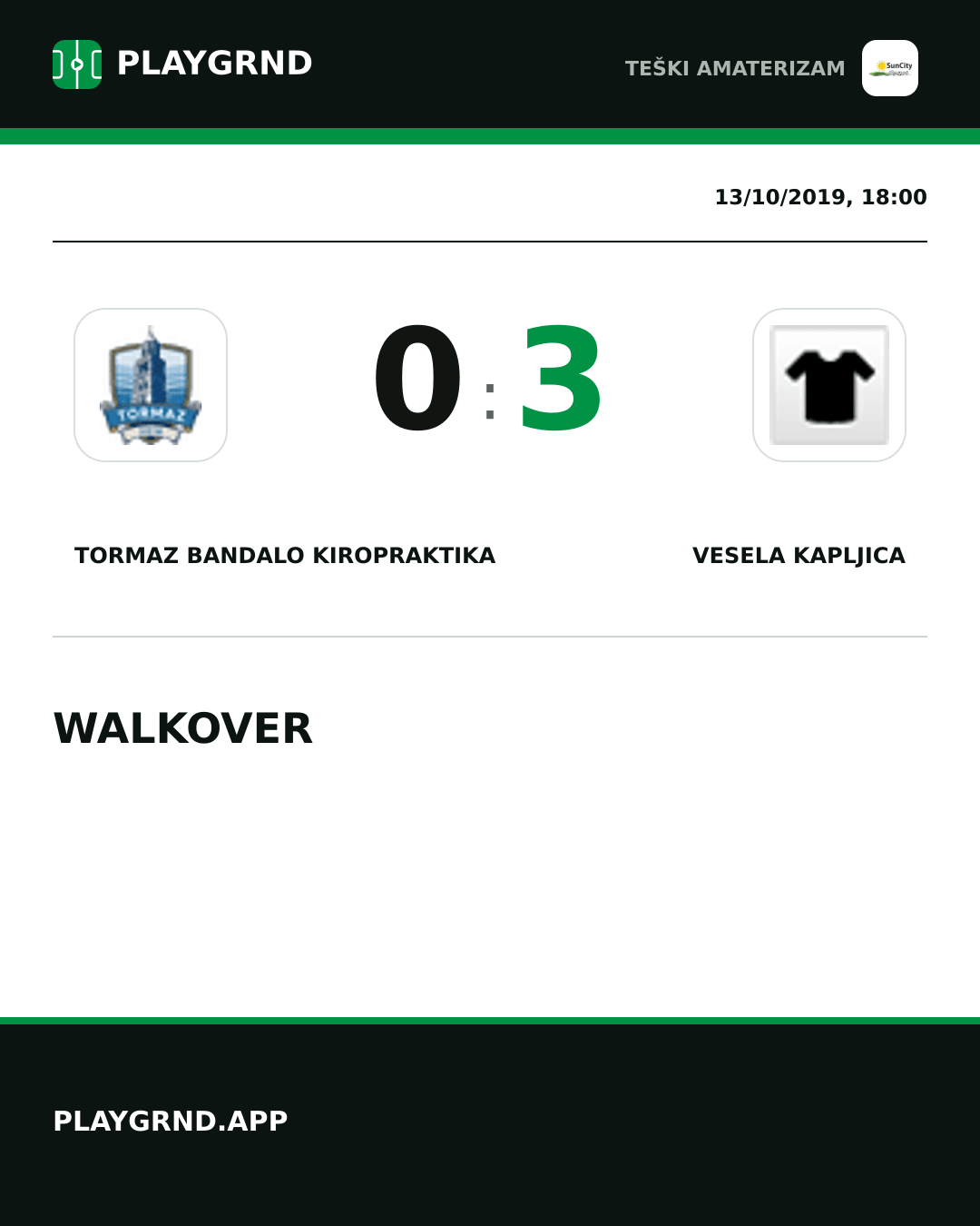 Instagram artwork: Tormaz Bandalo Kiropraktika 0:3 Vesela Kapljica