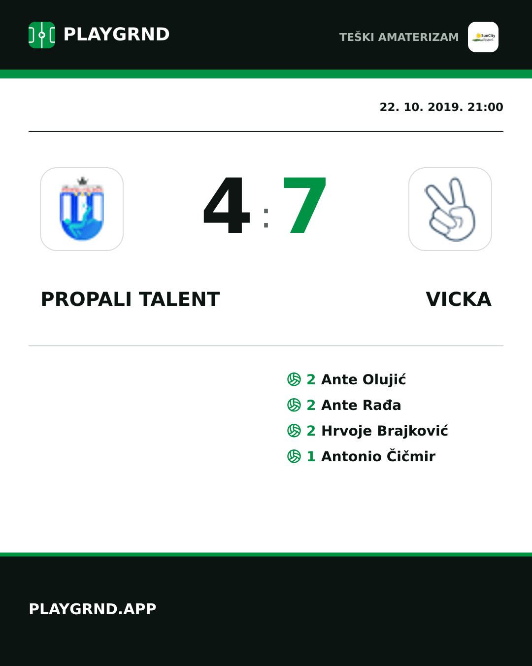 Instagram slika: Propali Talent 4:7 Vicka