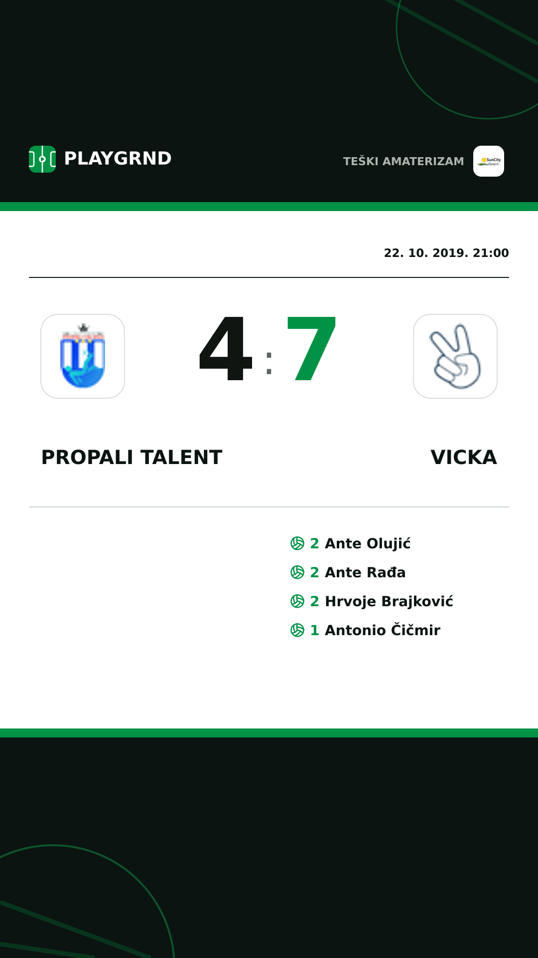 Instagram slika: Propali Talent 4:7 Vicka