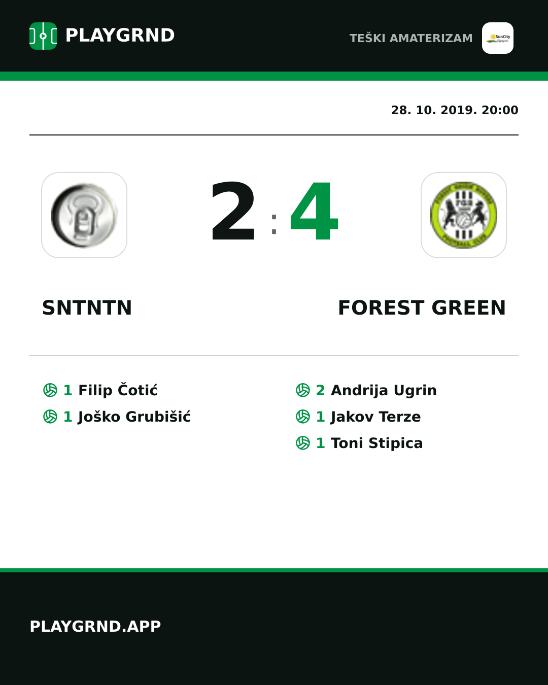 Instagram slika: Sntntn 2:4 Forest Green