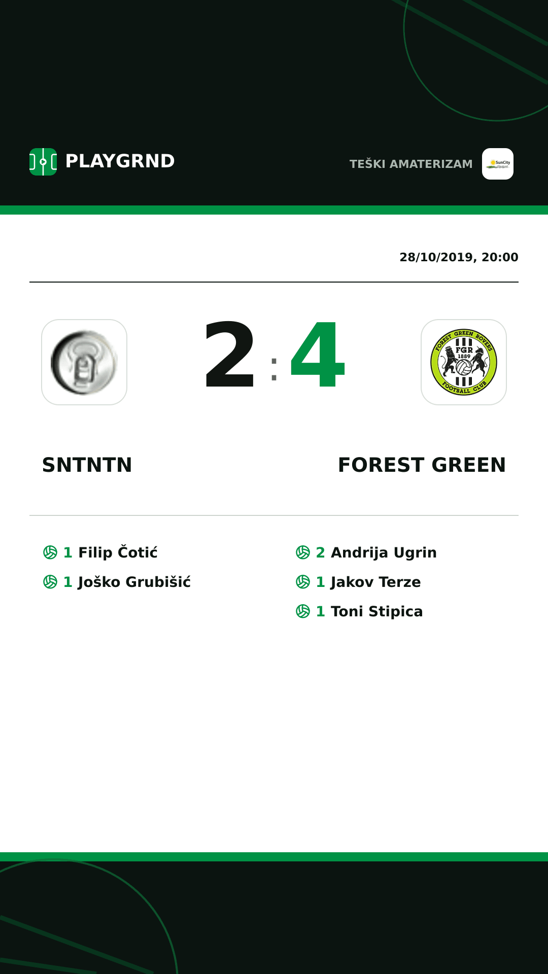 Instagram artwork: Sntntn 2:4 Forest Green