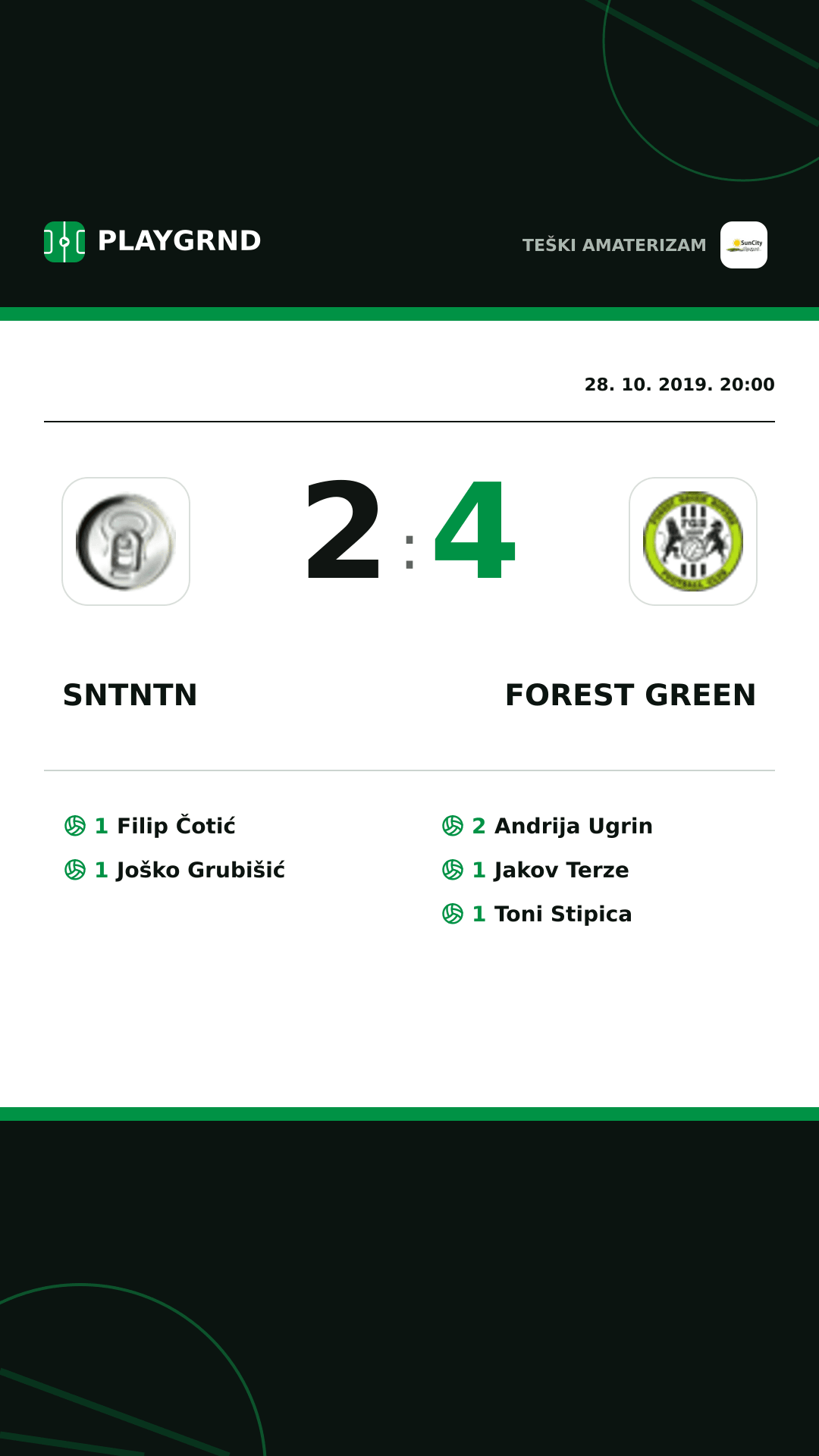 Instagram slika: Sntntn 2:4 Forest Green
