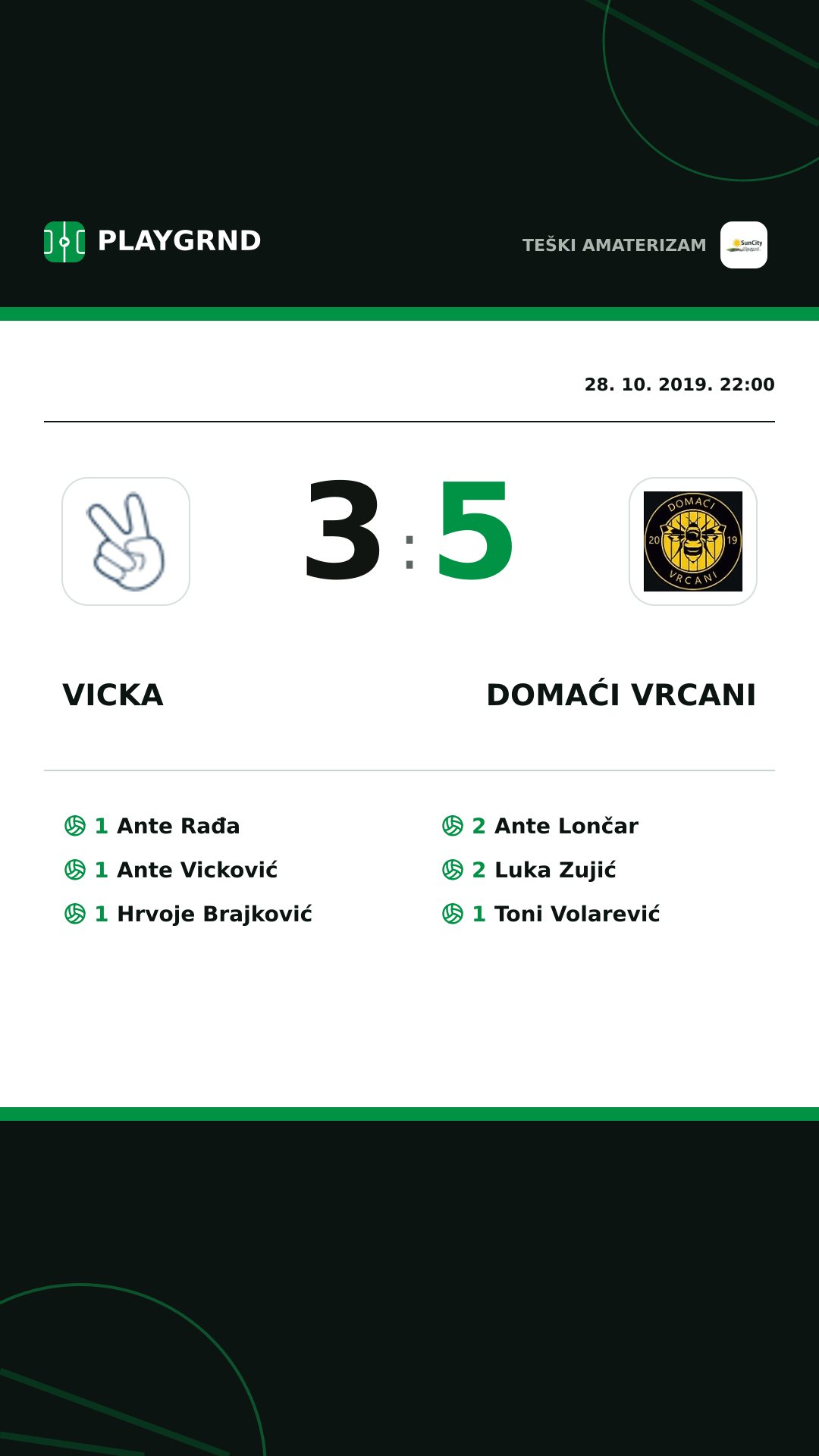 Instagram slika: Vicka 3:5 Domaći Vrcani