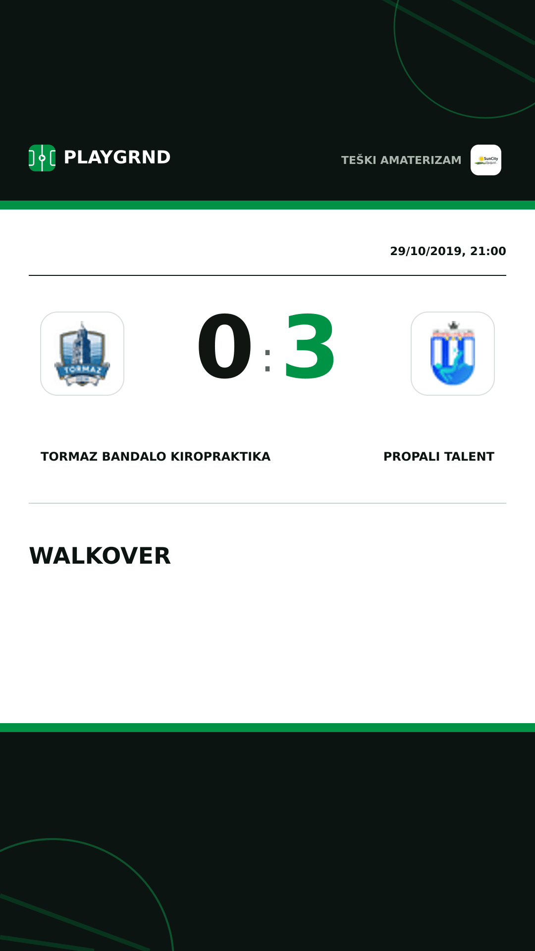 Instagram artwork: Tormaz Bandalo Kiropraktika 0:3 Propali Talent