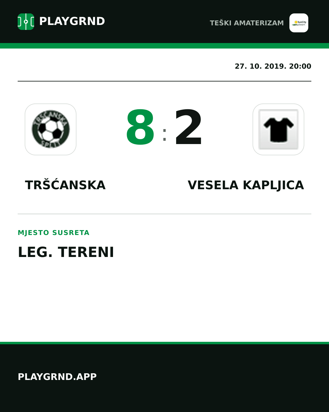 Instagram slika: Tršćanska 8:2 Vesela Kapljica