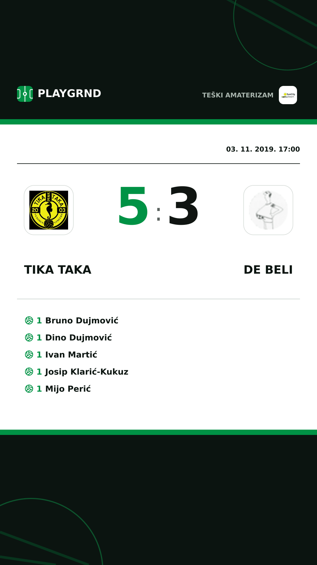 Instagram slika: Tika Taka 5:3 DE Beli