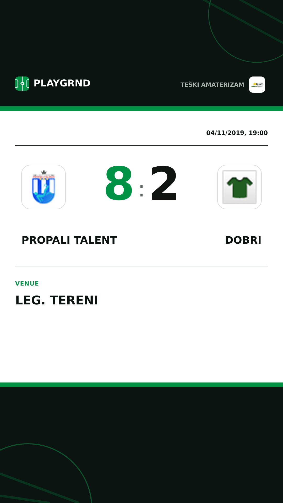 Instagram artwork: Propali Talent 8:2 Dobri
