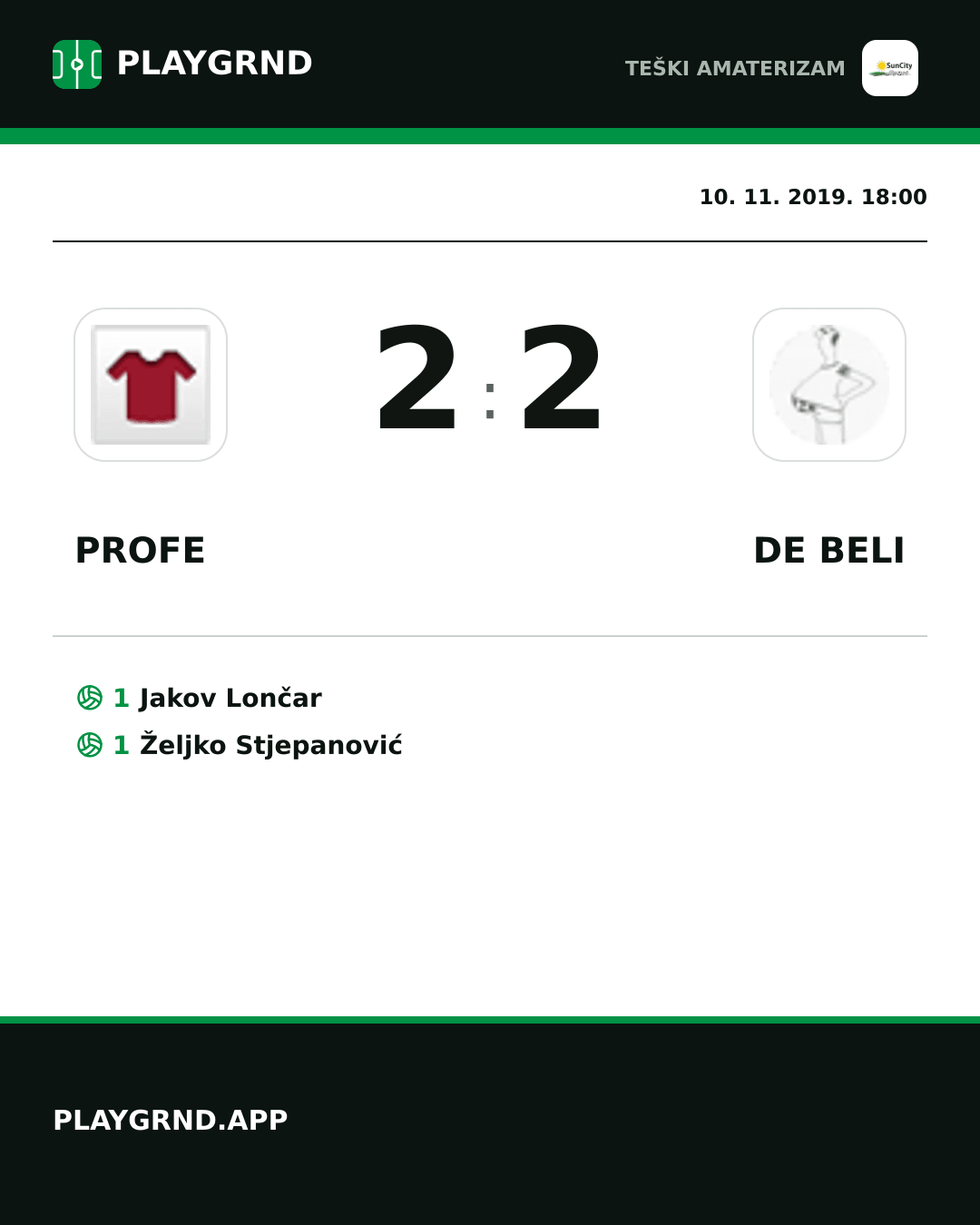 Instagram slika: Profe 2:2 DE Beli