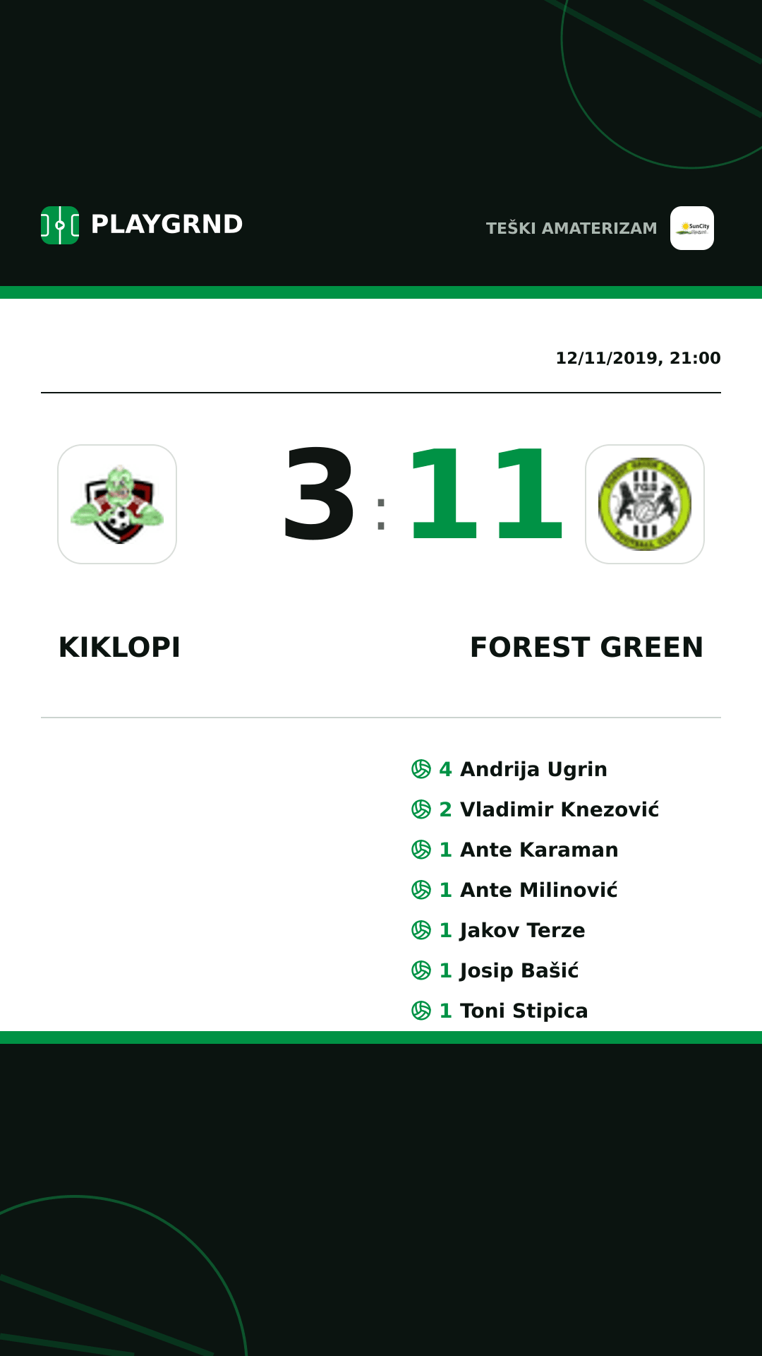 Instagram artwork: Kiklopi 3:11 Forest Green