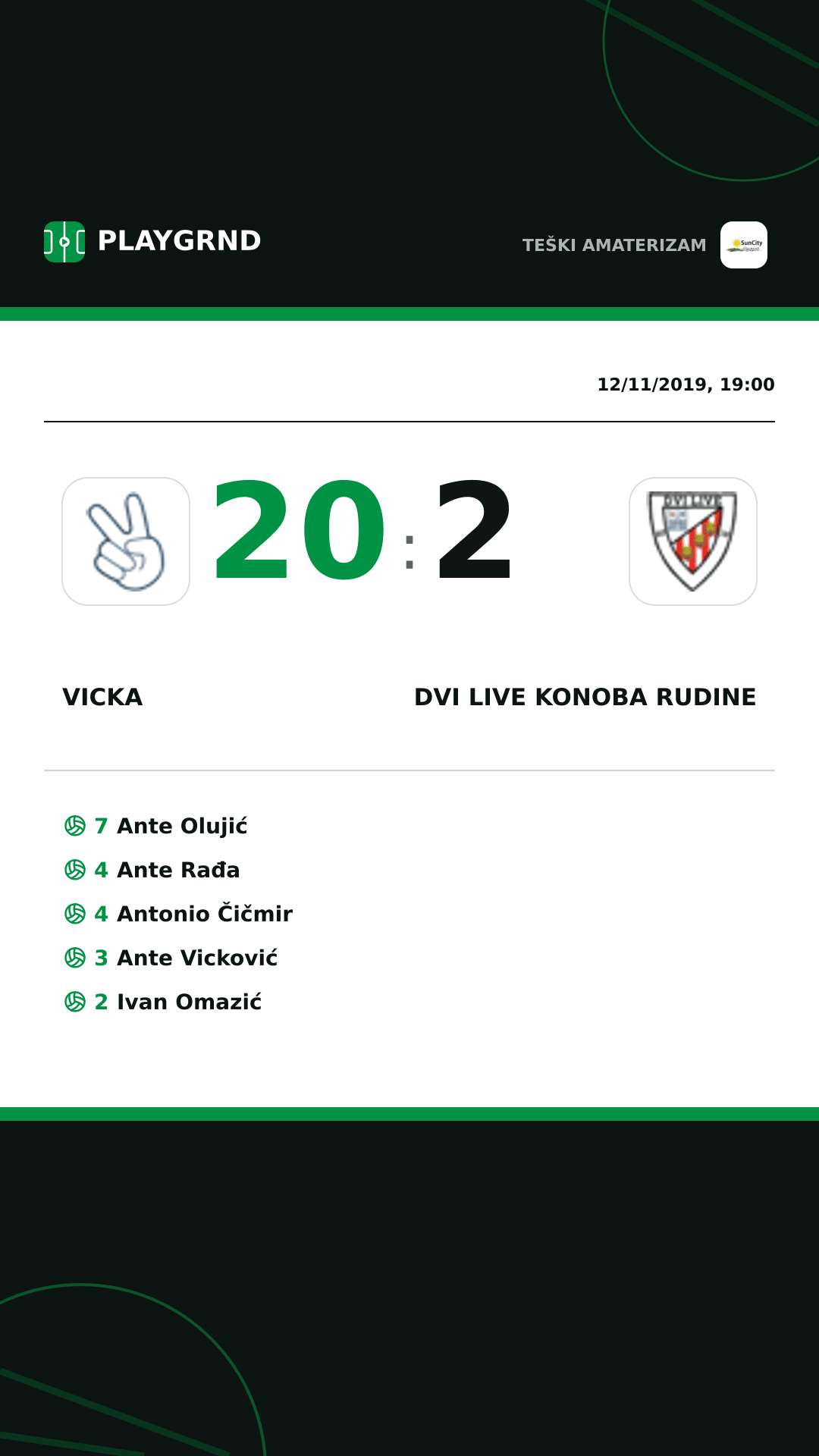 Instagram artwork: Vicka 20:2 Dvi Live Konoba Rudine