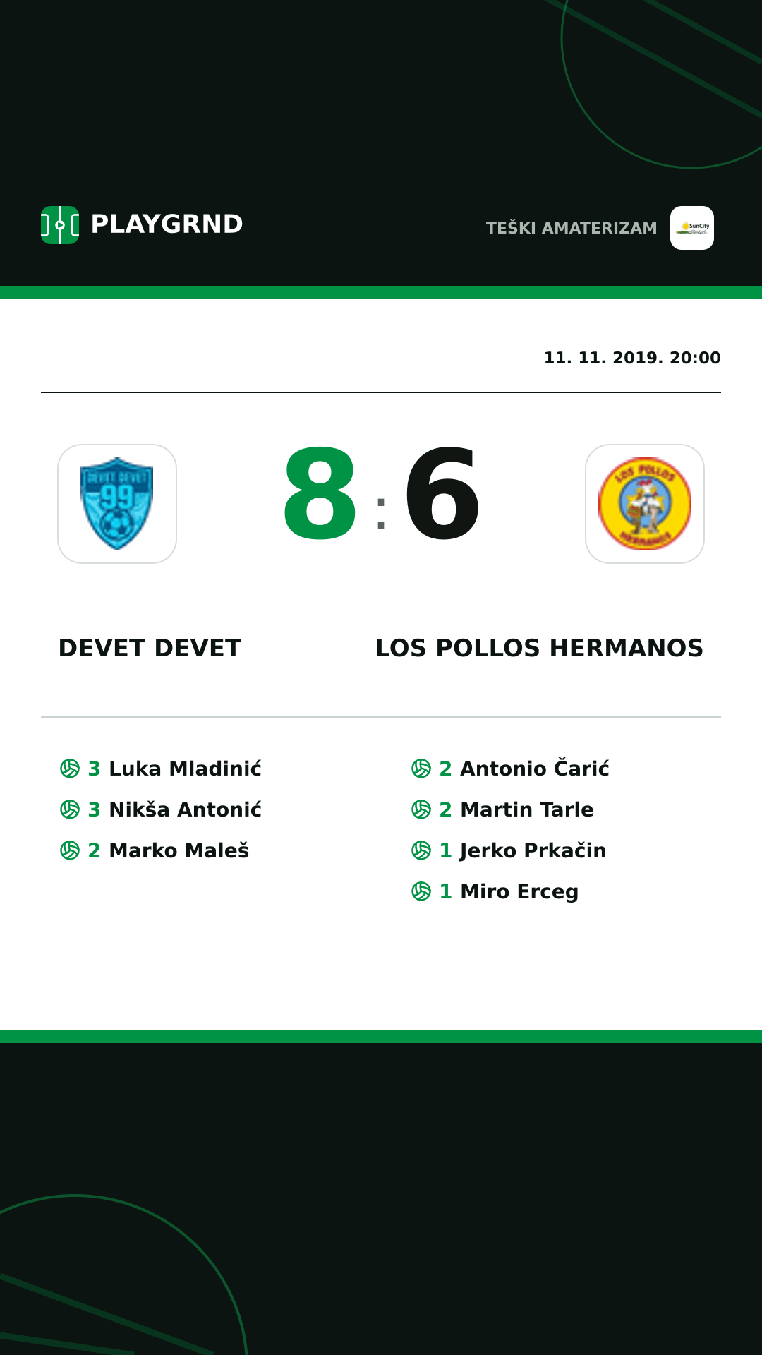 Instagram slika: Devet Devet 8:6 Los Pollos Hermanos