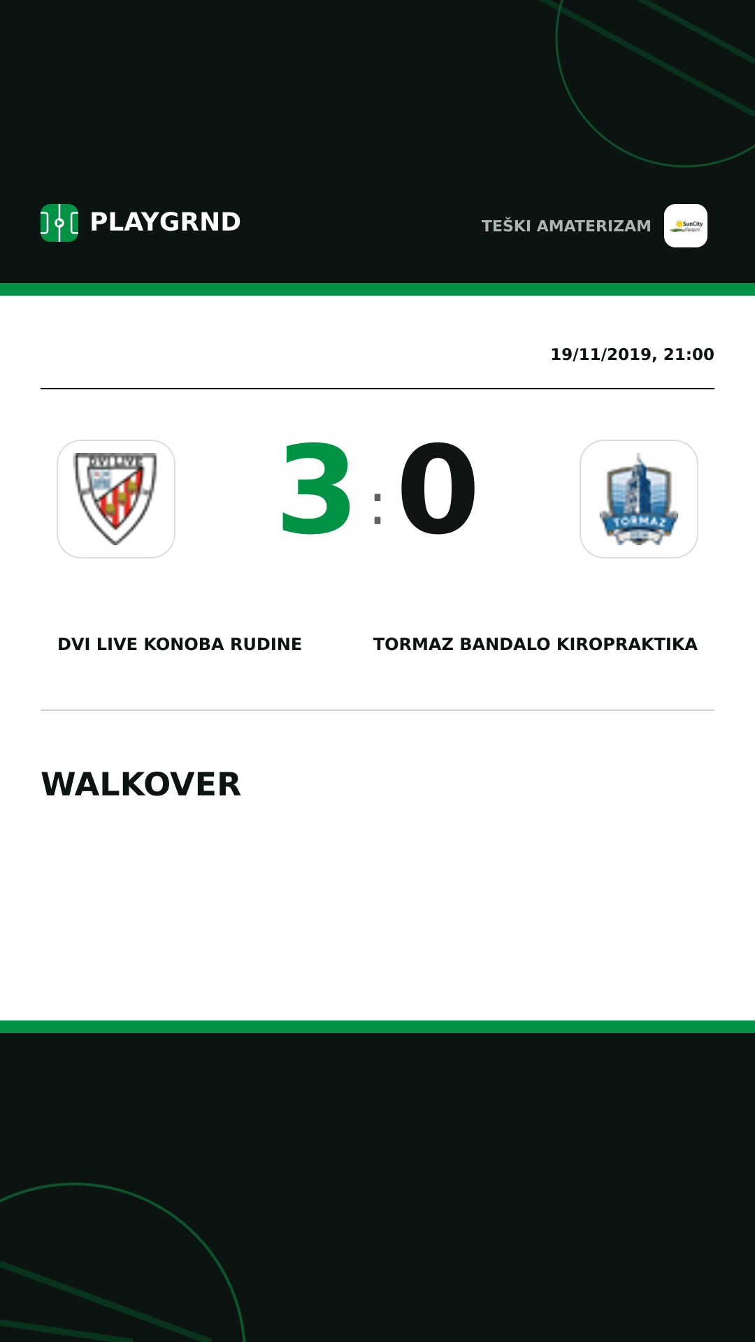 Instagram artwork: Dvi Live Konoba Rudine 3:0 Tormaz Bandalo Kiropraktika