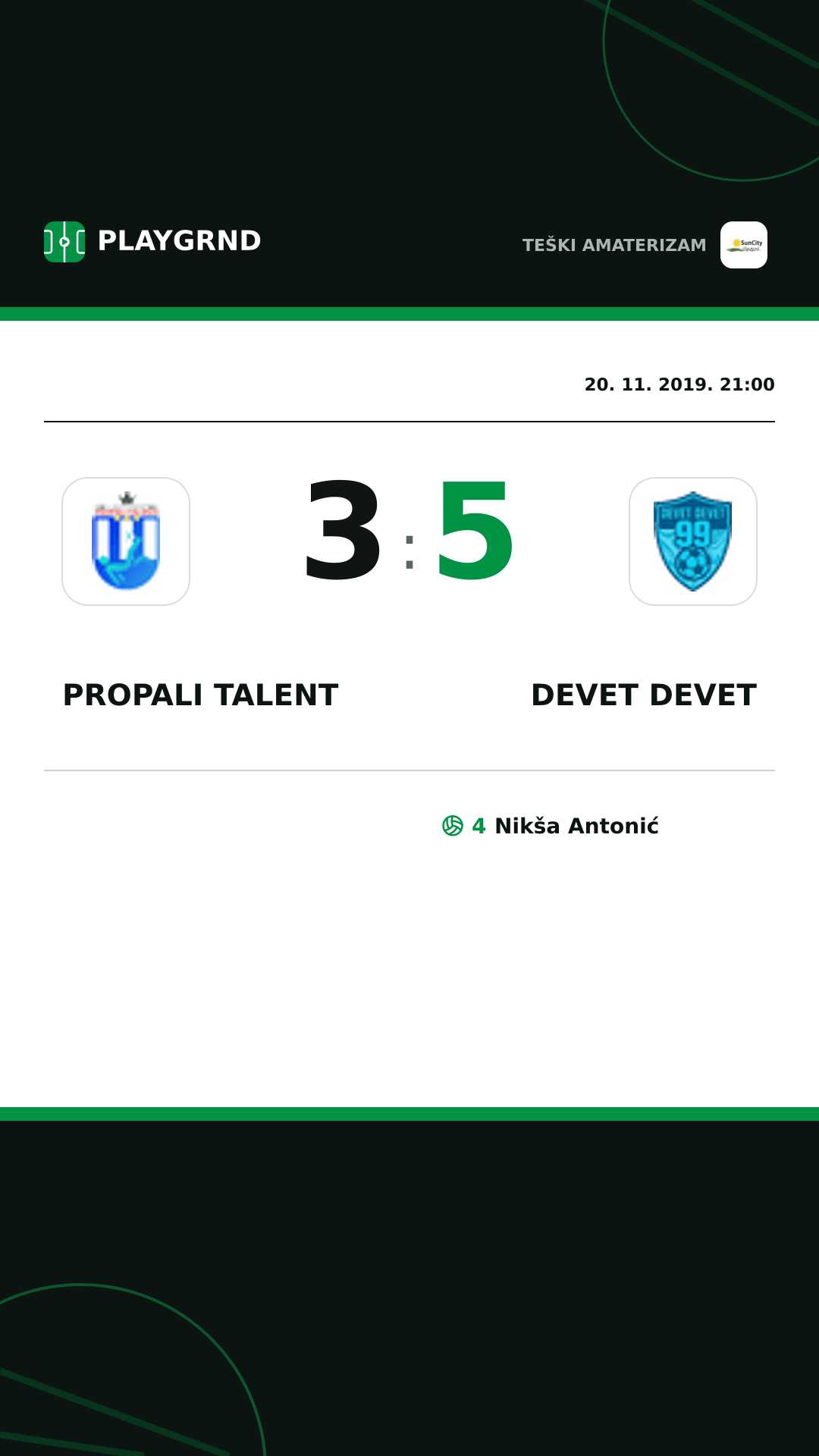 Instagram slika: Propali Talent 3:5 Devet Devet