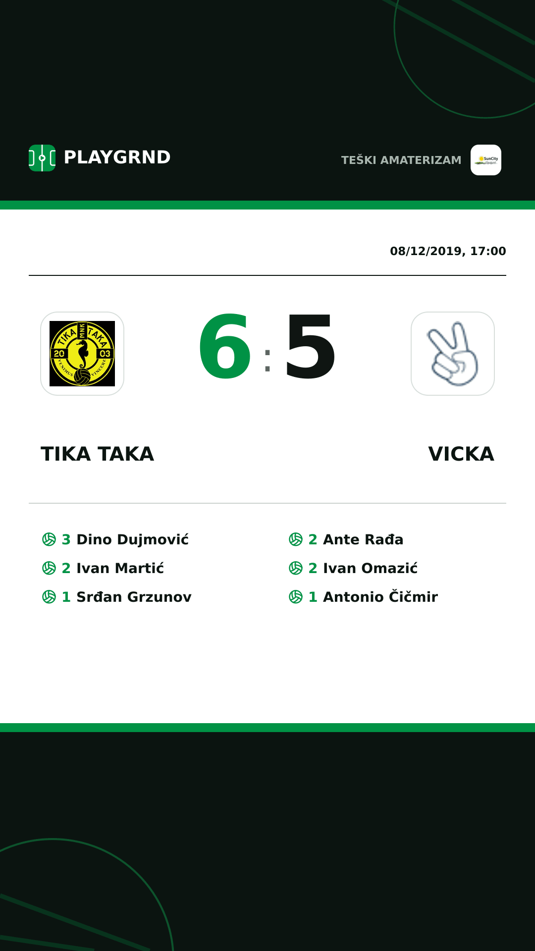 Instagram artwork: Tika Taka 6:5 Vicka