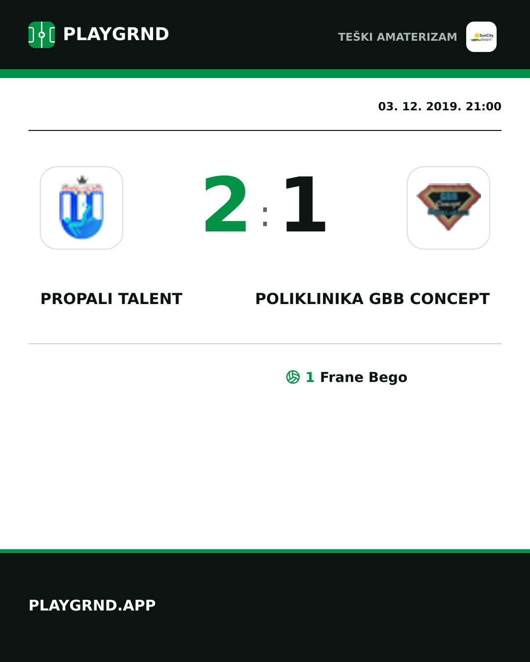 Instagram slika: Propali Talent 2:1 Poliklinika Gbb Concept
