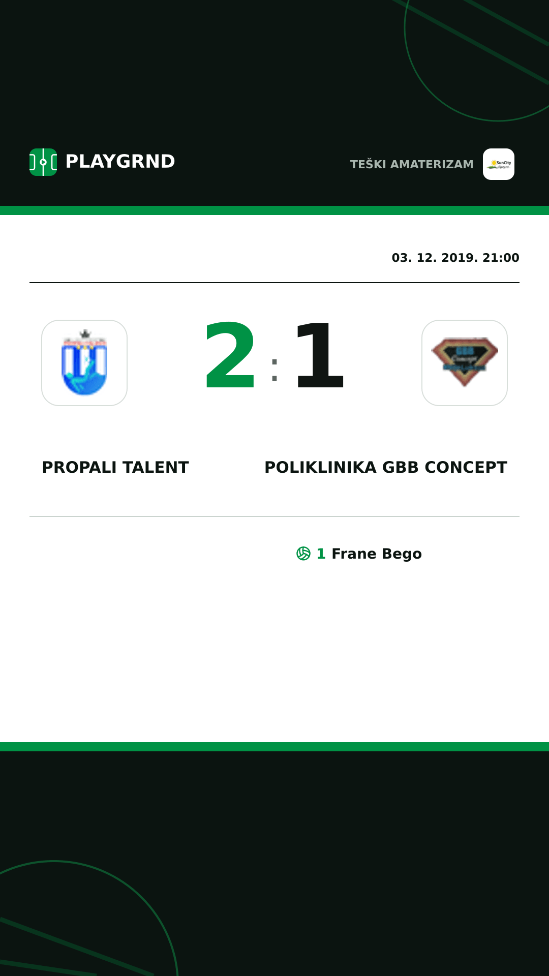 Instagram slika: Propali Talent 2:1 Poliklinika Gbb Concept