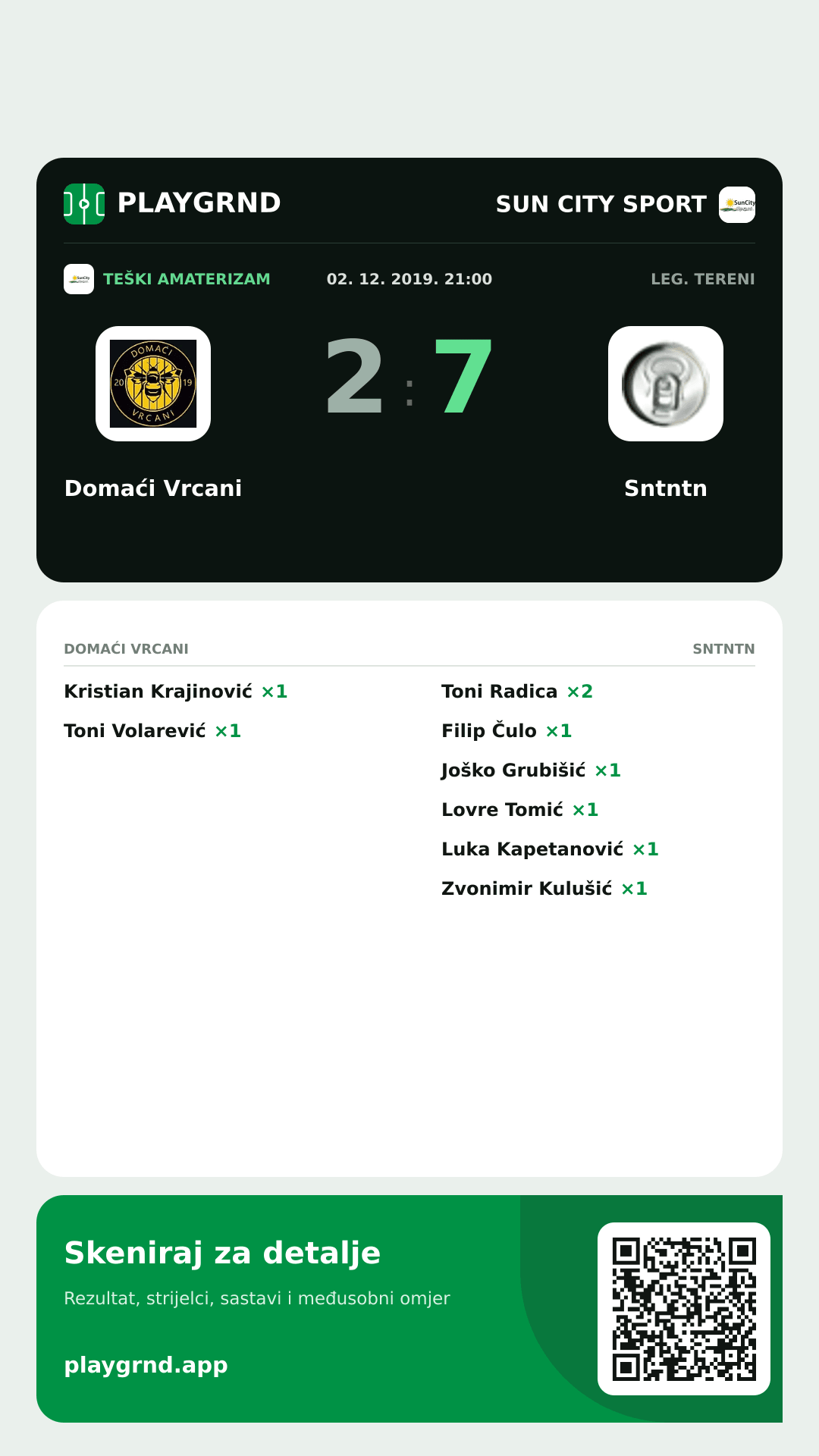 Story slika: Domaći Vrcani 2:7 Sntntn