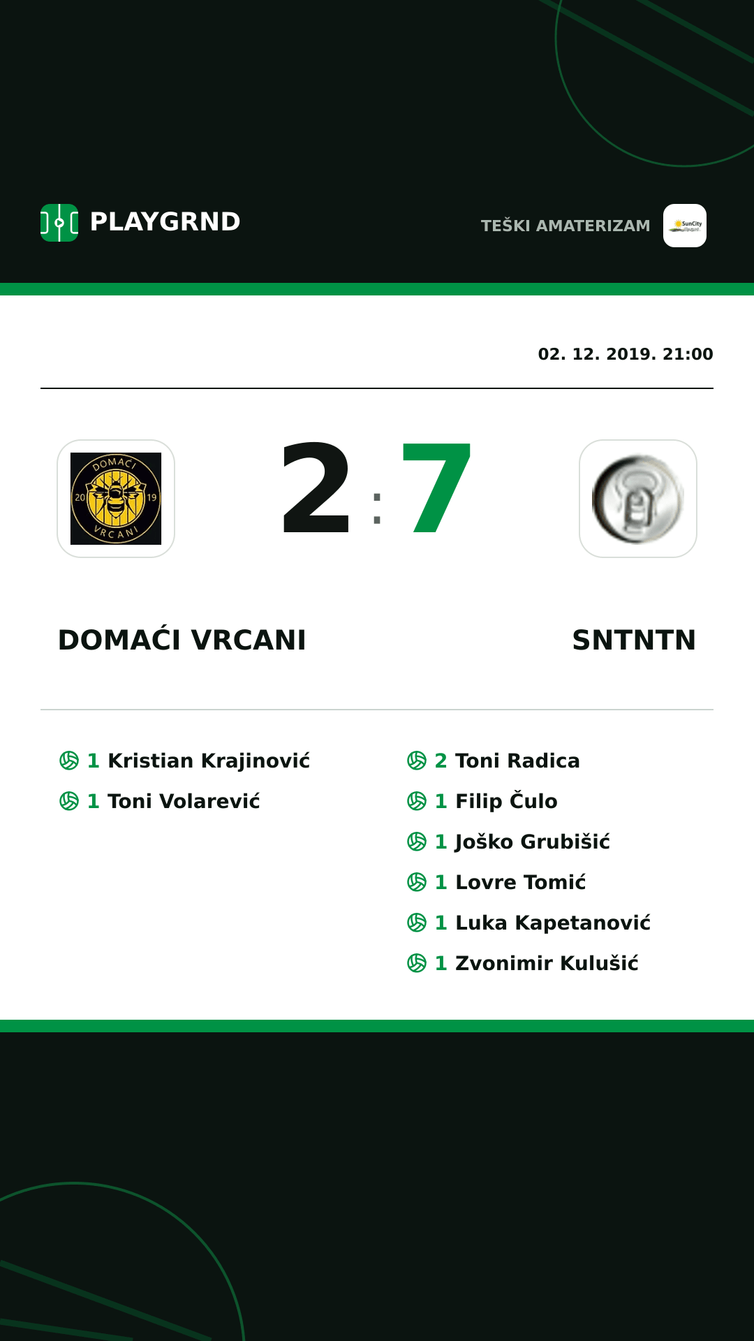 Instagram slika: Domaći Vrcani 2:7 Sntntn