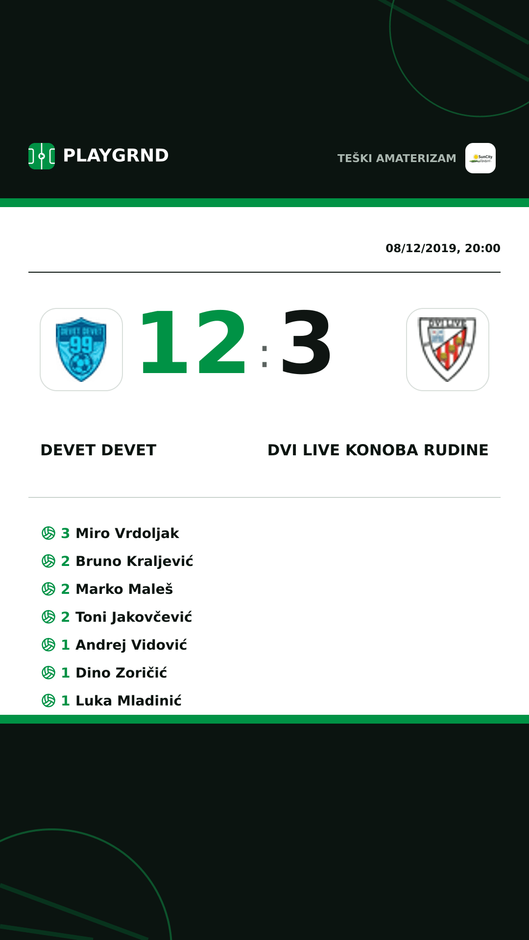 Instagram artwork: Devet Devet 12:3 Dvi Live Konoba Rudine