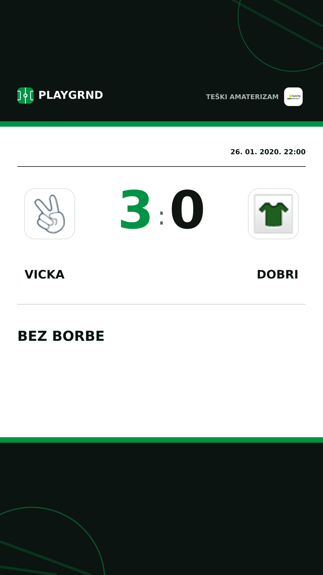 Instagram slika: Vicka 3:0 Dobri