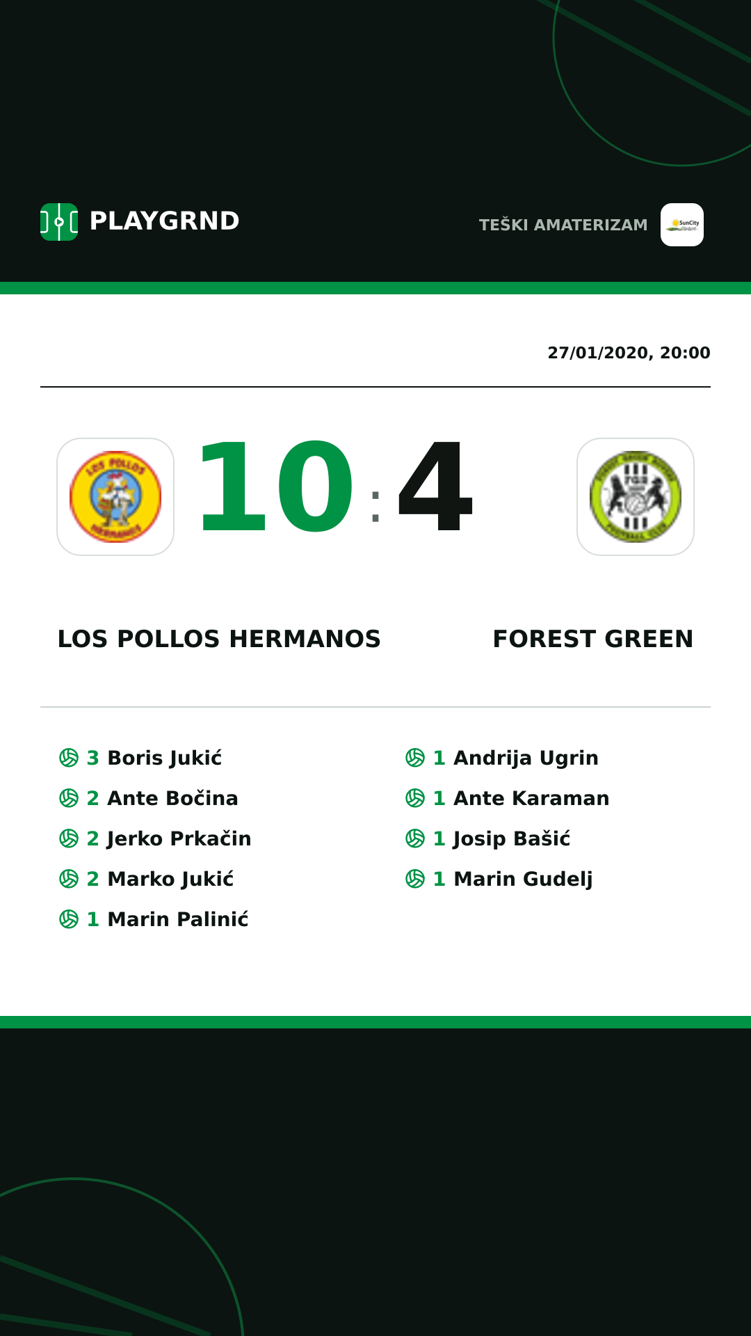 Instagram artwork: Los Pollos Hermanos 10:4 Forest Green