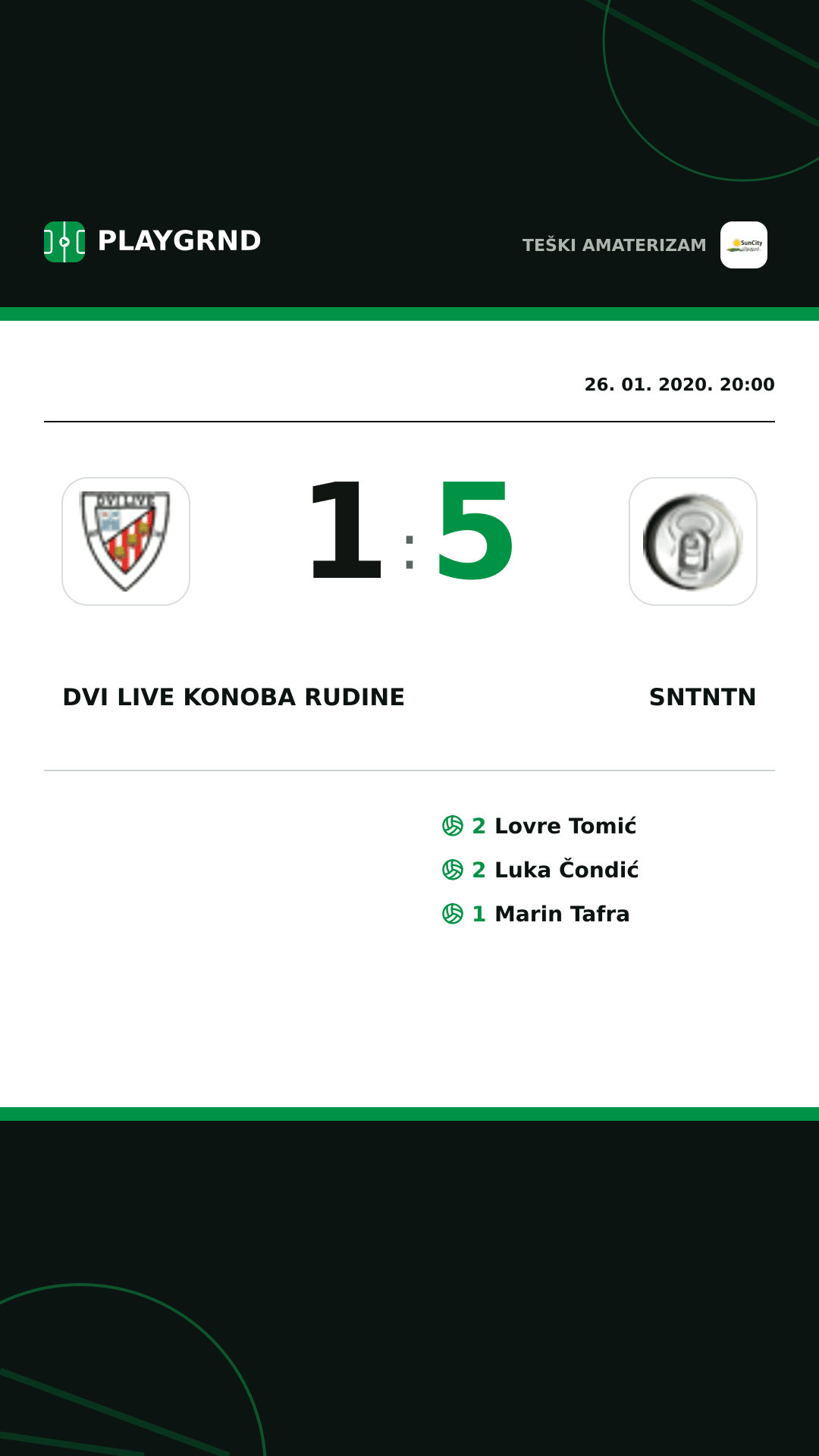 Instagram slika: Dvi Live Konoba Rudine 1:5 Sntntn